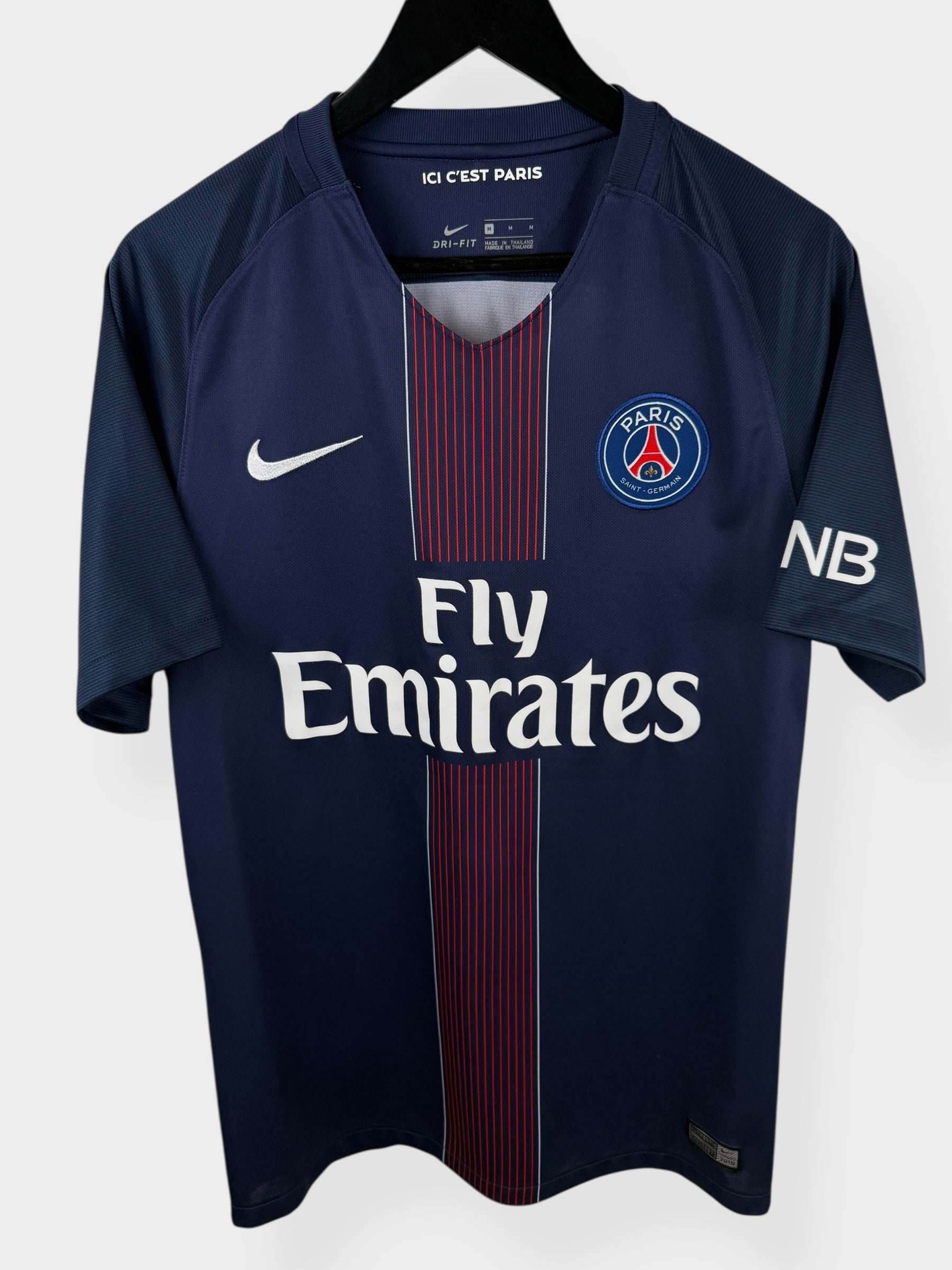 2016-17 PARIS SAINT-GERMAIN HOME SHIRT IBRAHIMOVIC #10 M - Authentic Football Club