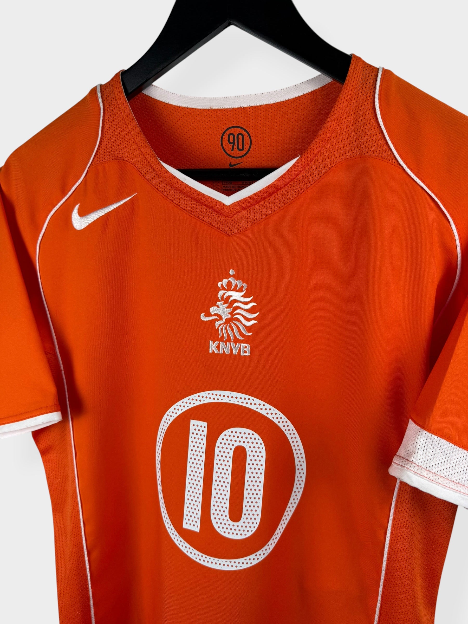 2004-06 NETHERLANDS HOME SHIRT V. NISTELROOY #10 S