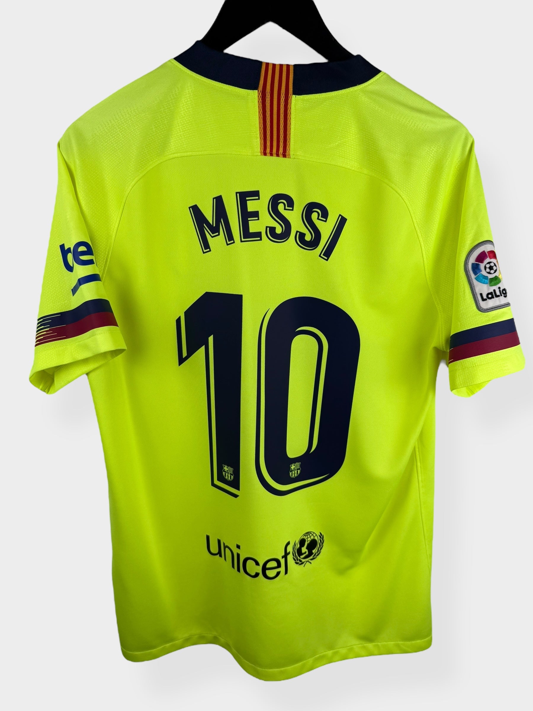 2018-19 BARCELONA AWAY SHIRT MESSI #10 M - Authentic Football Club