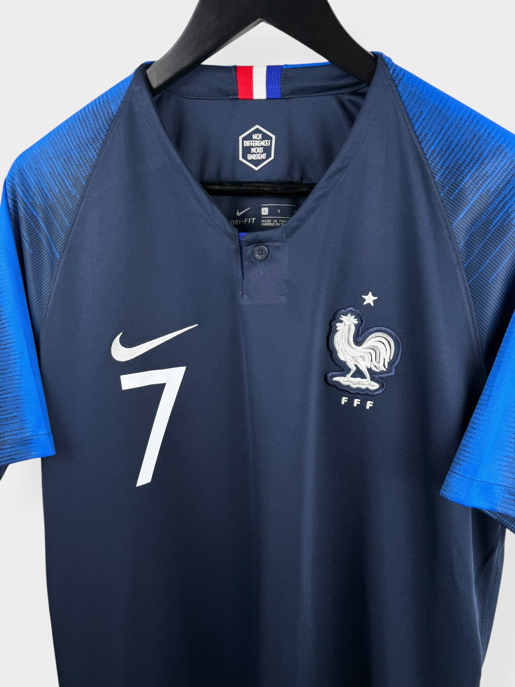 2018-19 FRANCE HOME SHIRT GRIEZMANN #7 L - Authentic Football Club