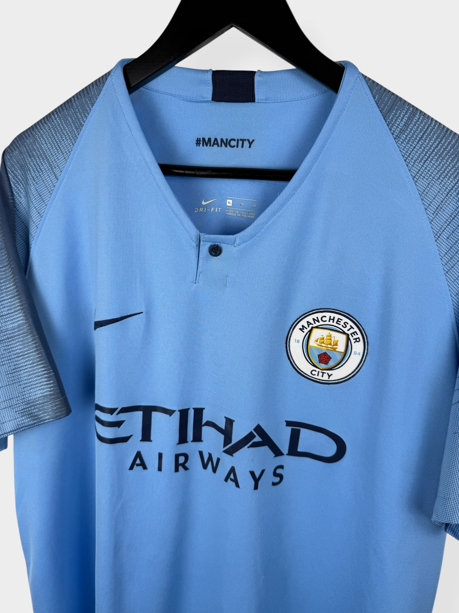 MAILLOT DOMICILE MANCHESTER CITY 2018-19 G. JESUS #33 XL