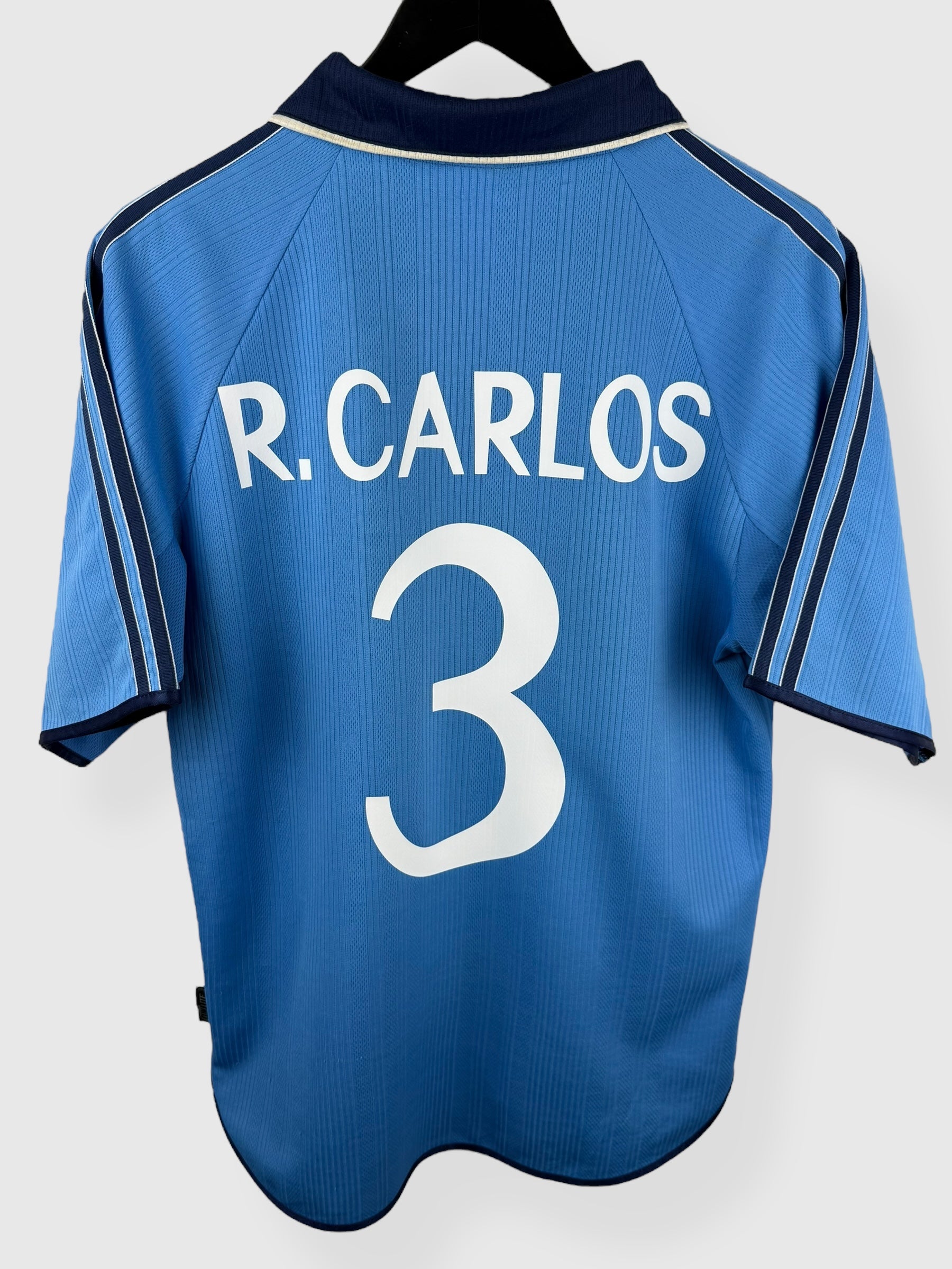 1999-00 REAL MADRID DERDE SHIRT R. CARLOS #3 S
