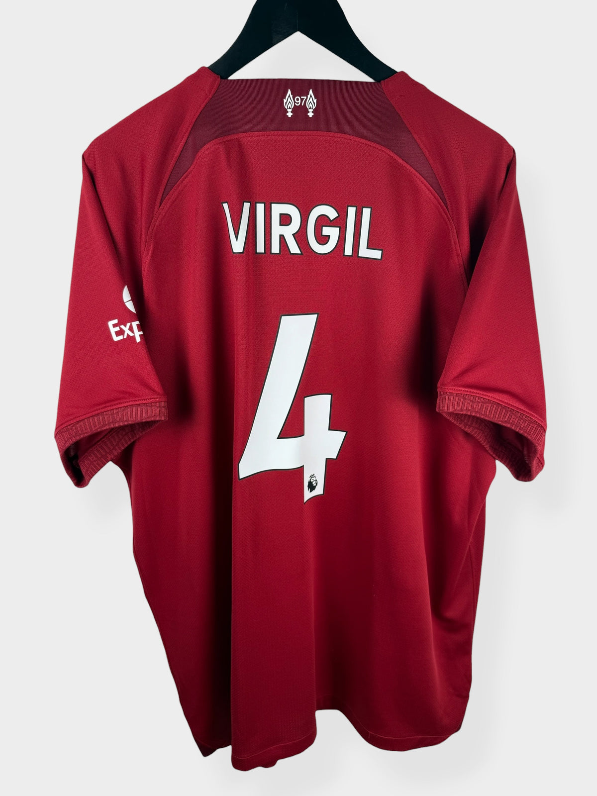 2022-23 LIVERPOOL HOME SHIRT VIRGIL #4 XXL