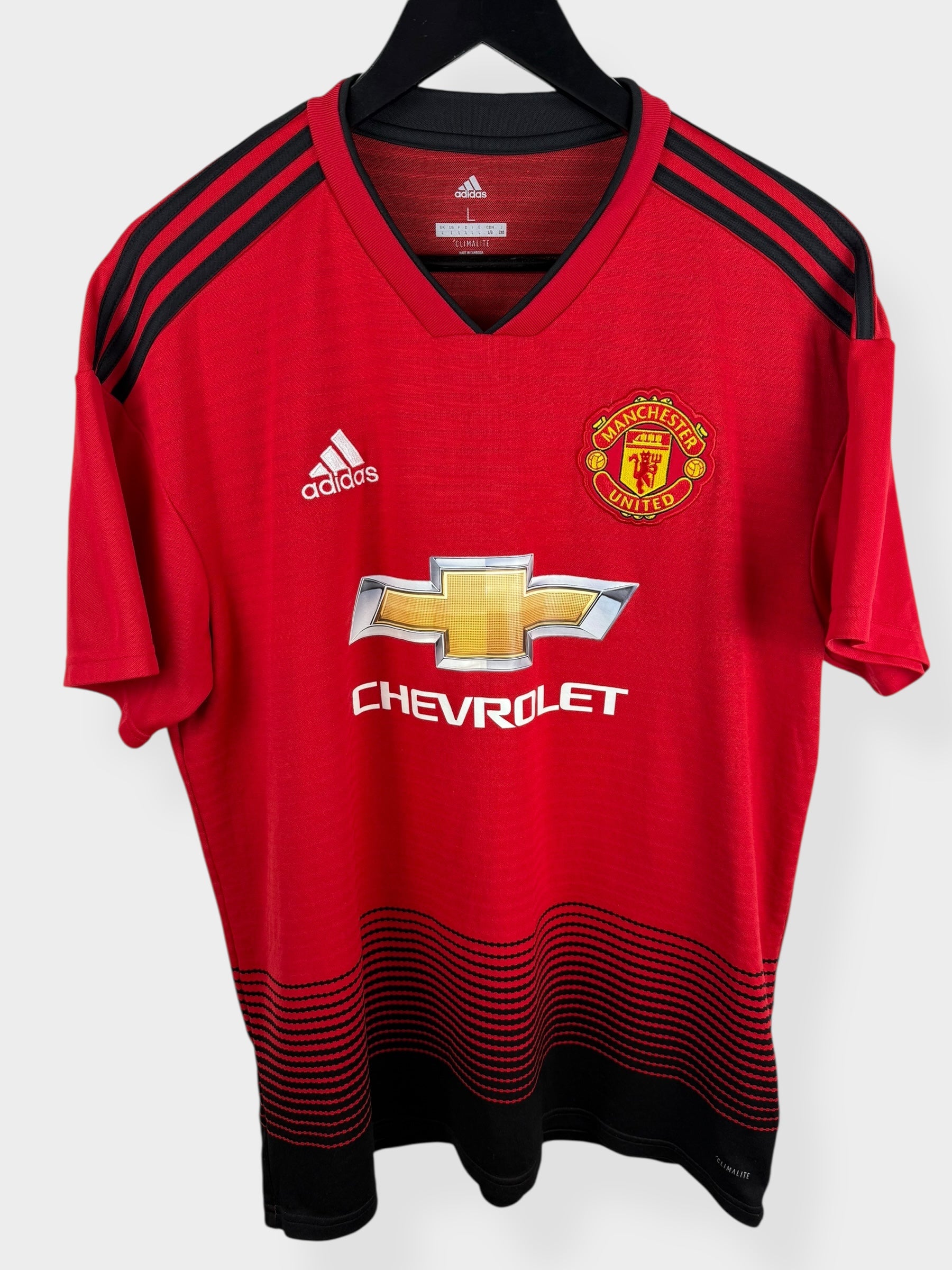 2018-19 MANCHESTER UNITED HOME SHIRT LUKAKU #9 L - Authentic Football Club