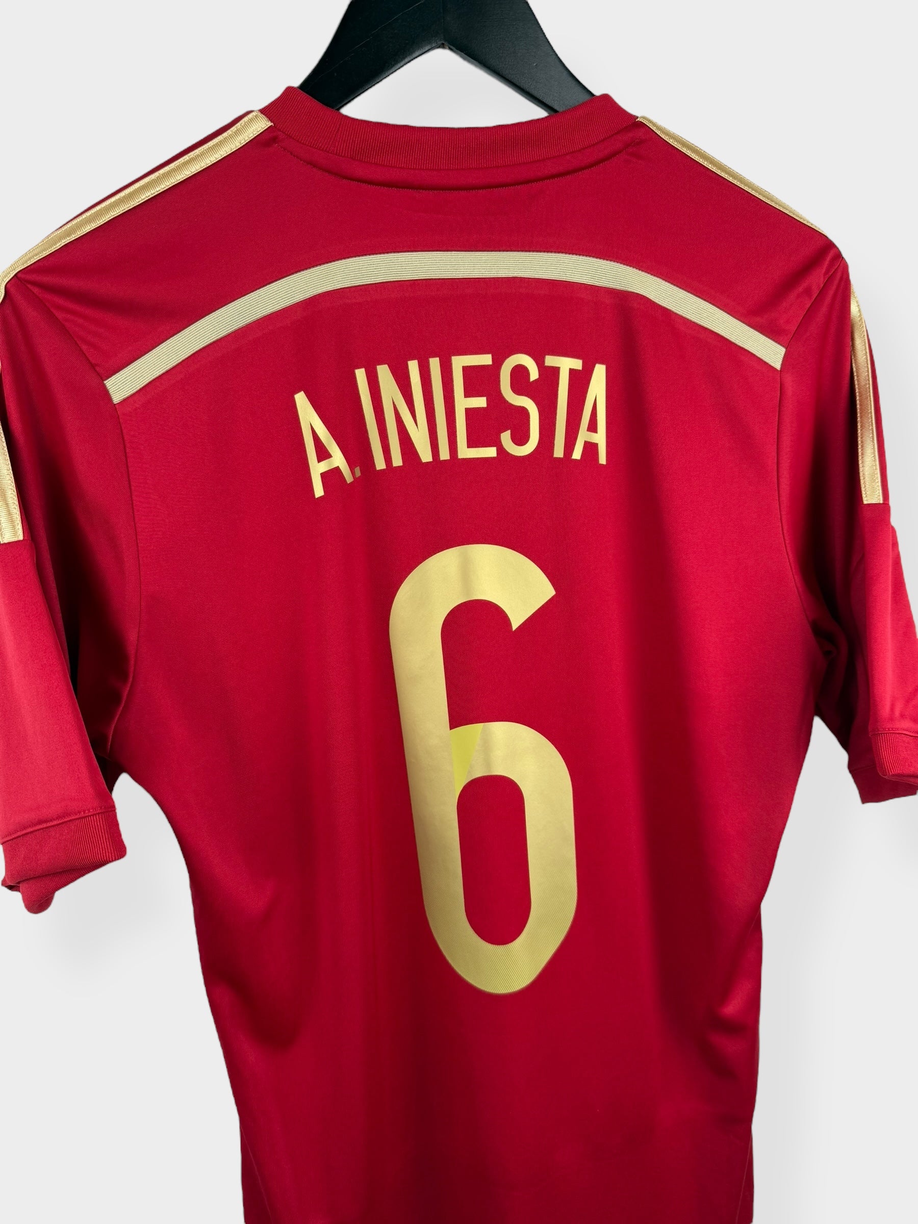 2014-15 SPANJE THUISSHIRT INIESTA #6 S