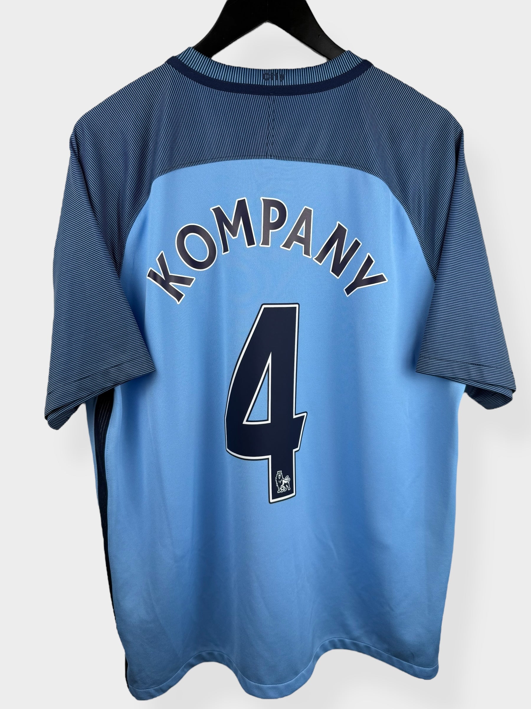 2016-17 MANCHESTER CITY HOME SHIRT KOMPANY #4 XL