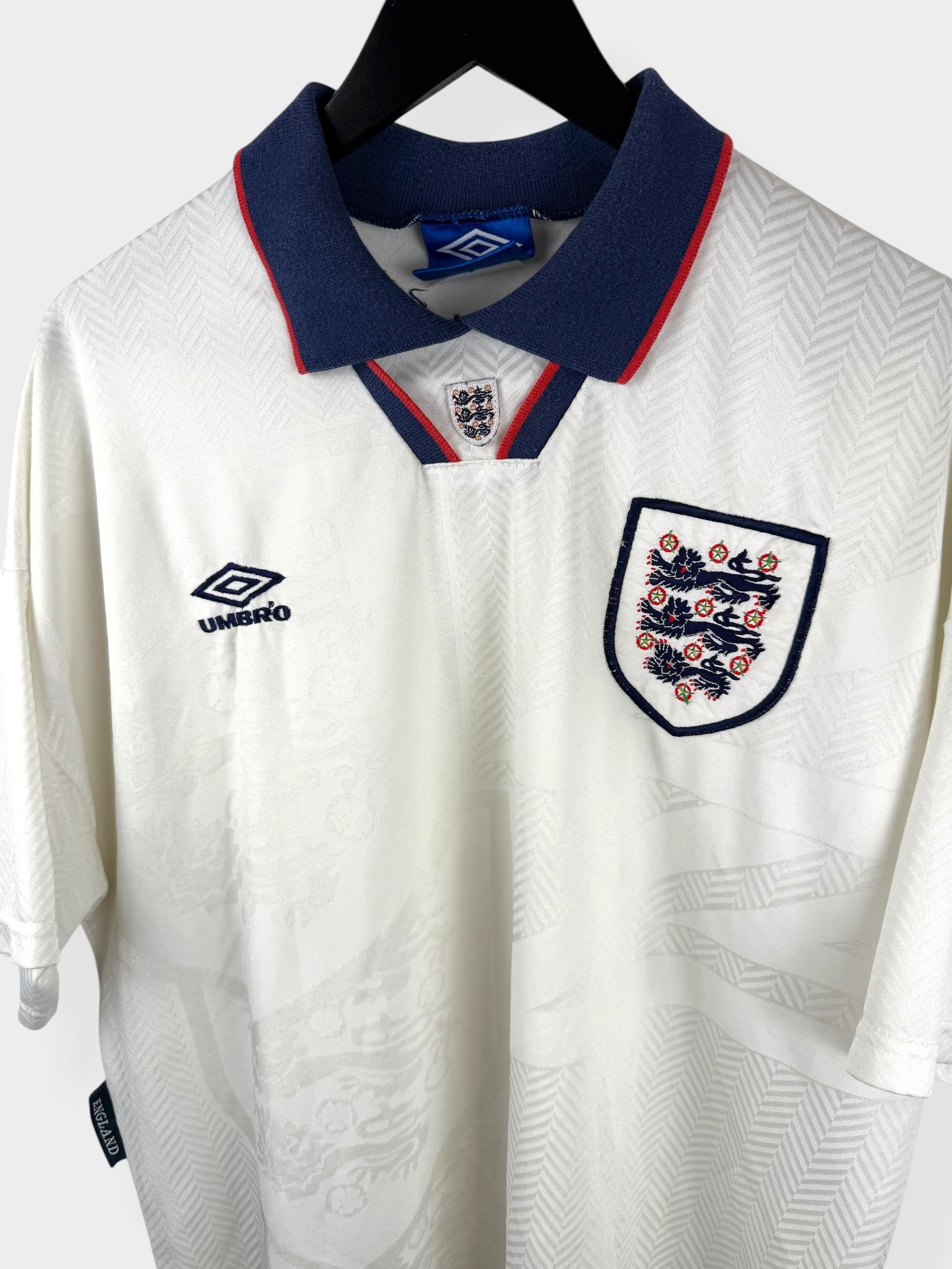 MAILLOT DOMICILE ANGLETERRE 1993-94 XL