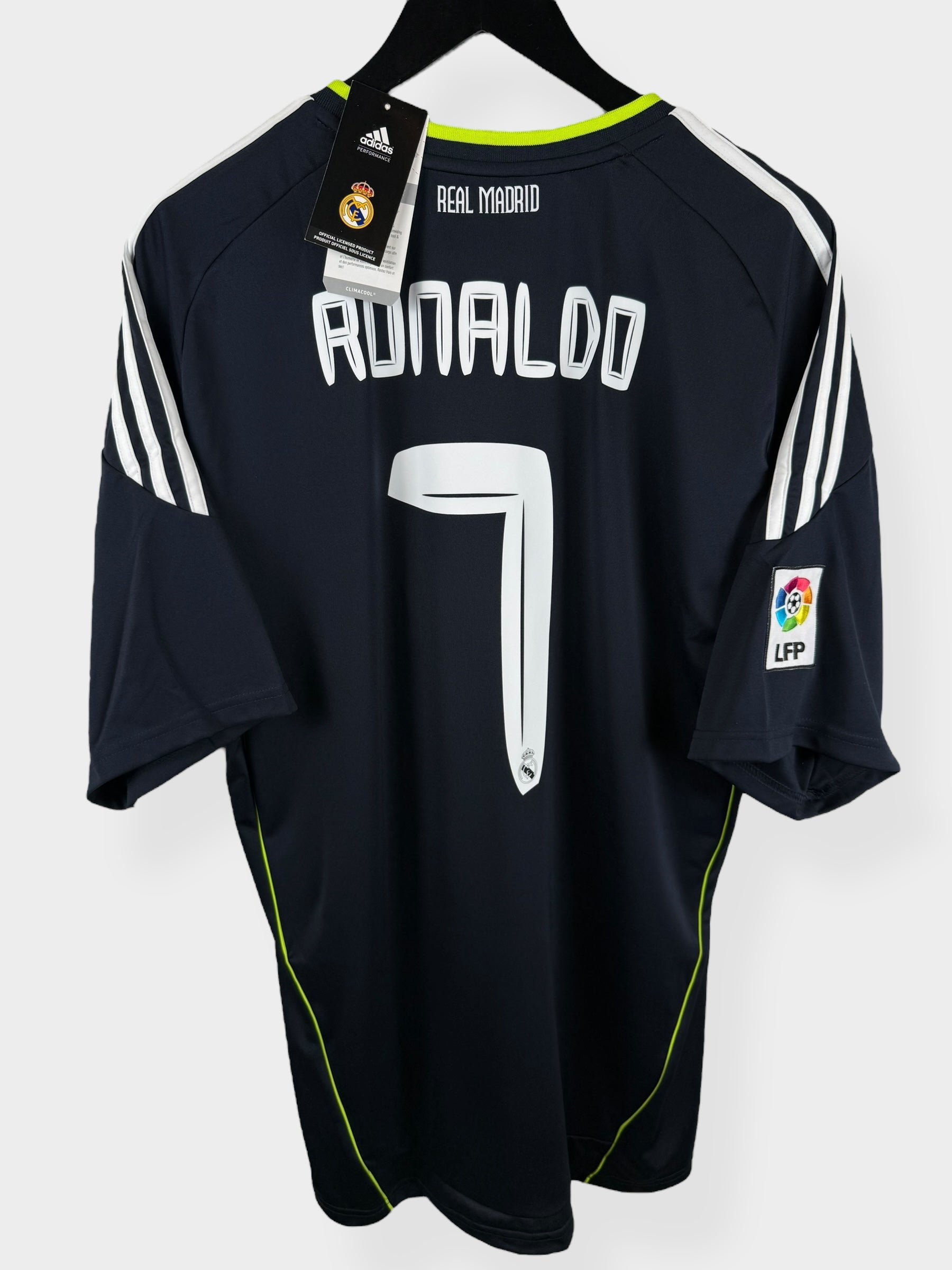 2010-11 REAL MADRID AWAY SHIRT RONALDO #7 XL - Authentic Football Club
