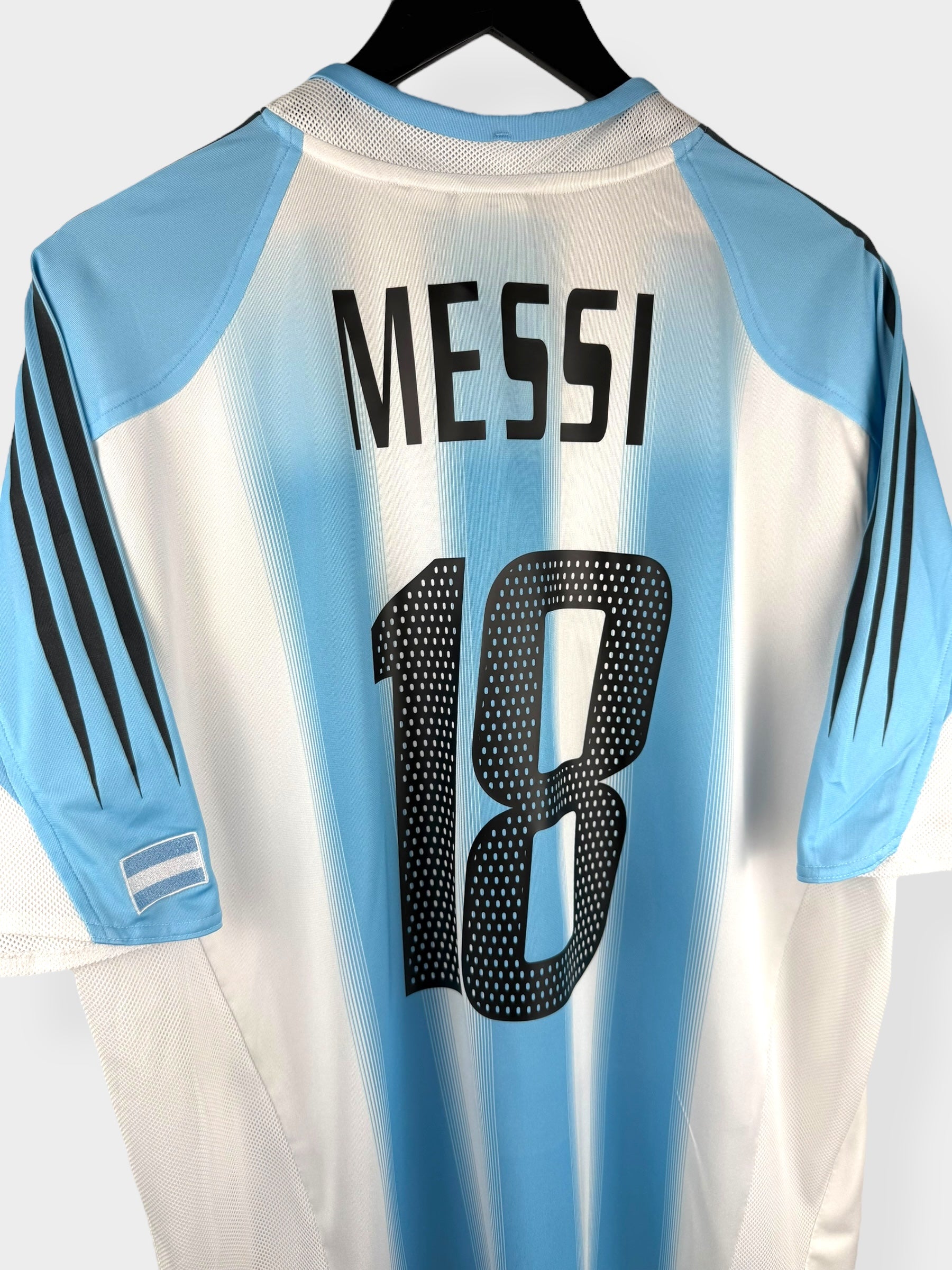 2004-05 ARGENTINIË THUISSHIRT MESSI #18 XL