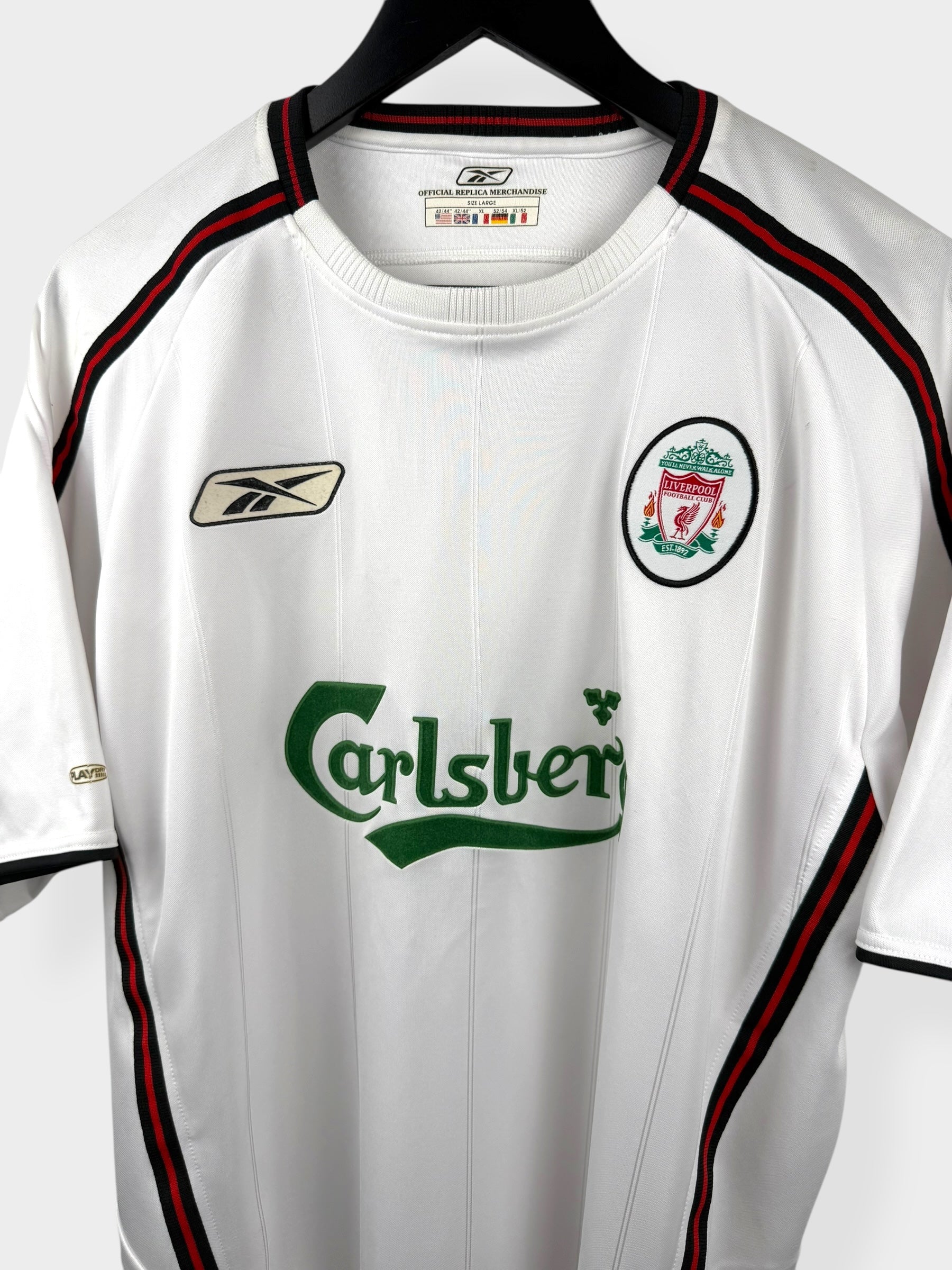 2003-05 LIVERPOOL AWAY SHIRT KEWELL #7 L