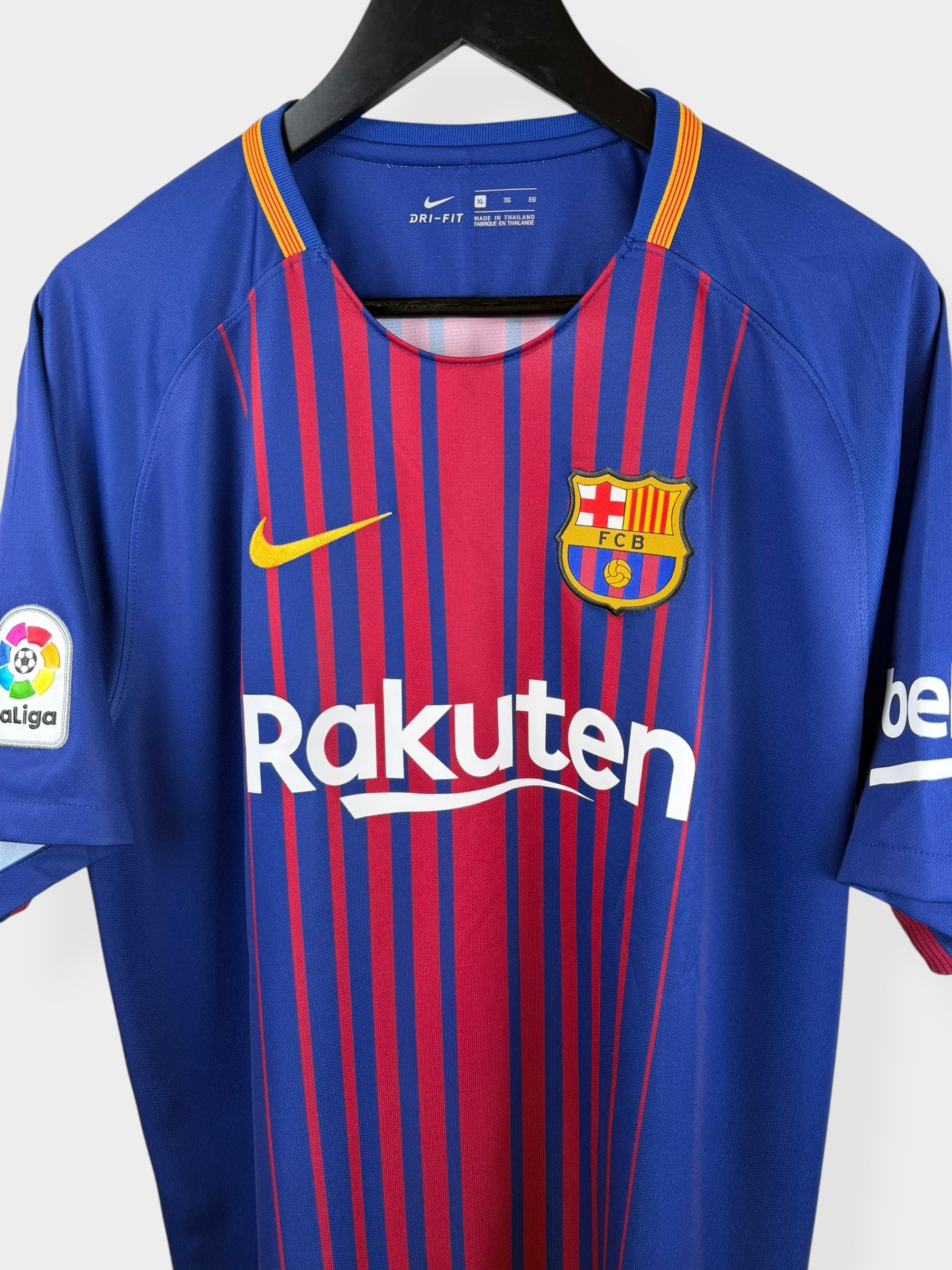 2017-18 BARCELONA HOME SHIRT MESSI #10 XL