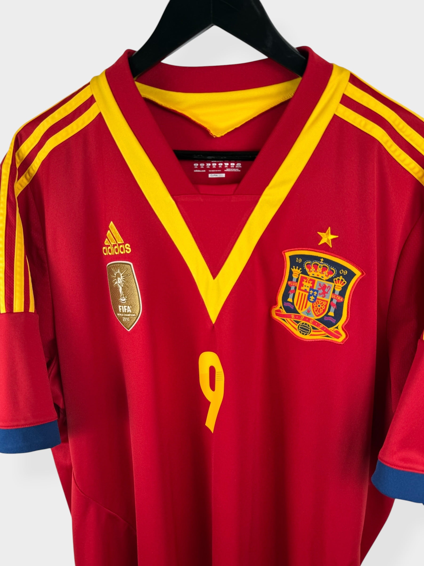 2012-13 SPAIN HOME SHIRT TORRES #9 XXL