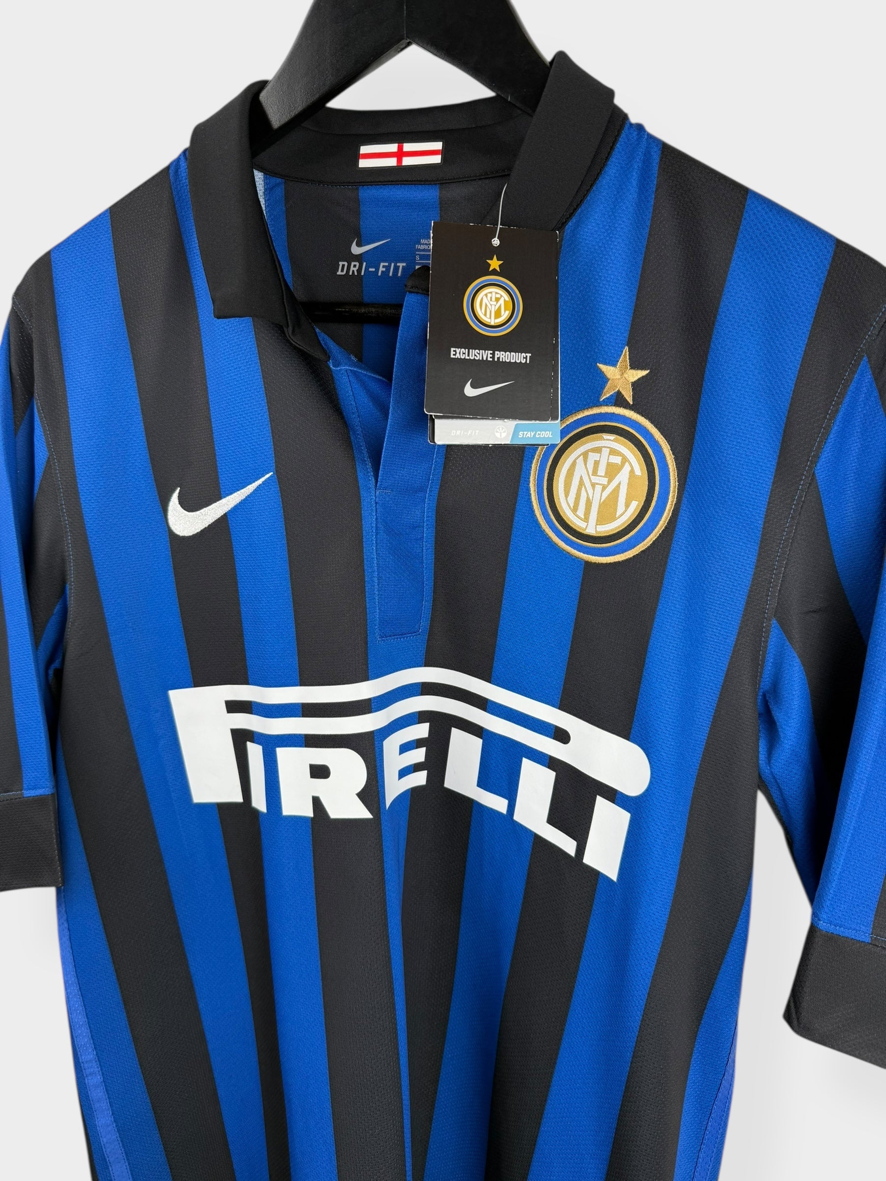2011-12 INTER MILAN HOME SHIRT ZANETTI #4 S - Authentic Football Club