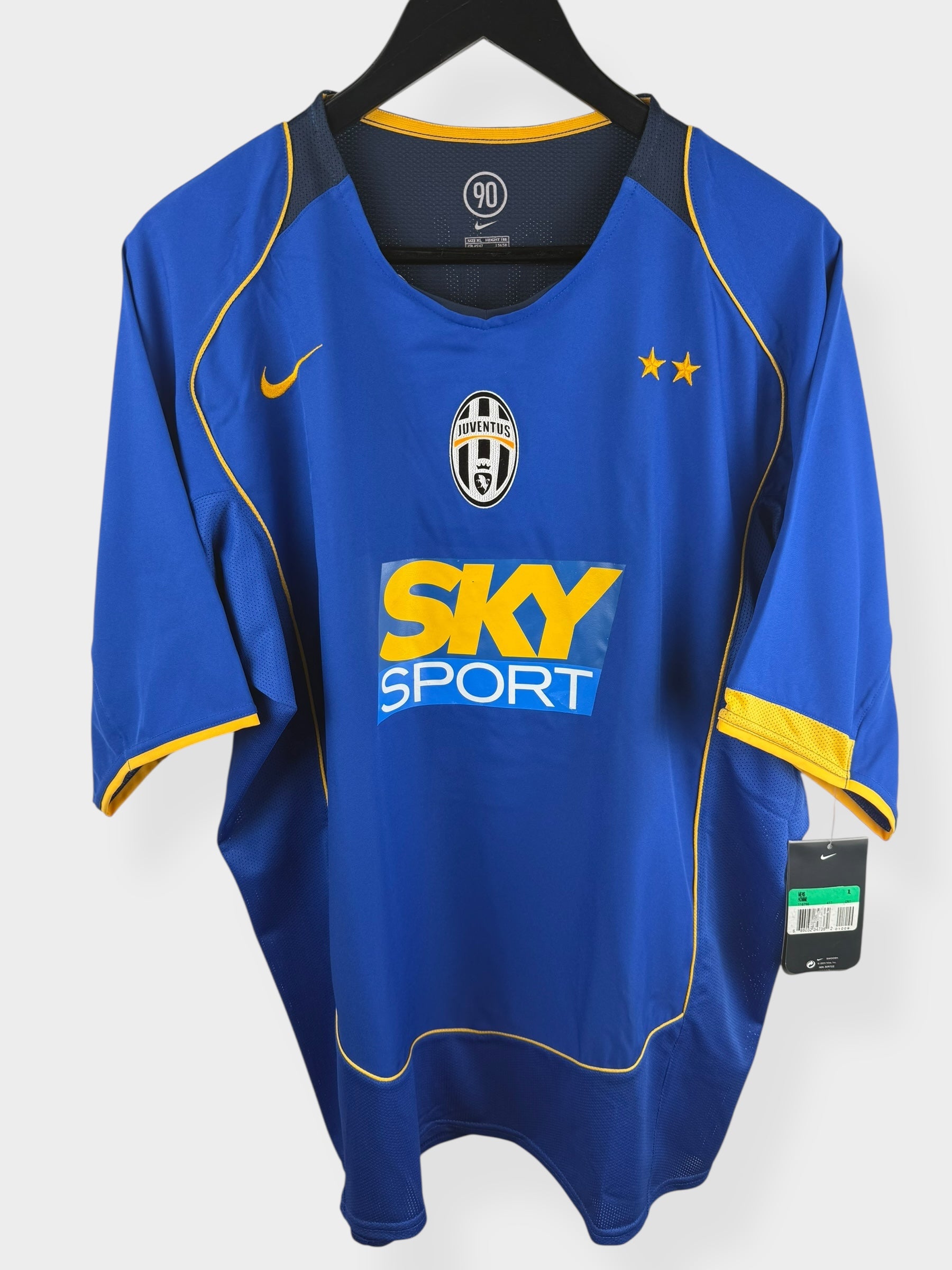 2004-05 JUVENTUS THIRD SHIRT NEDVED #11 XL - Authentic Football Club