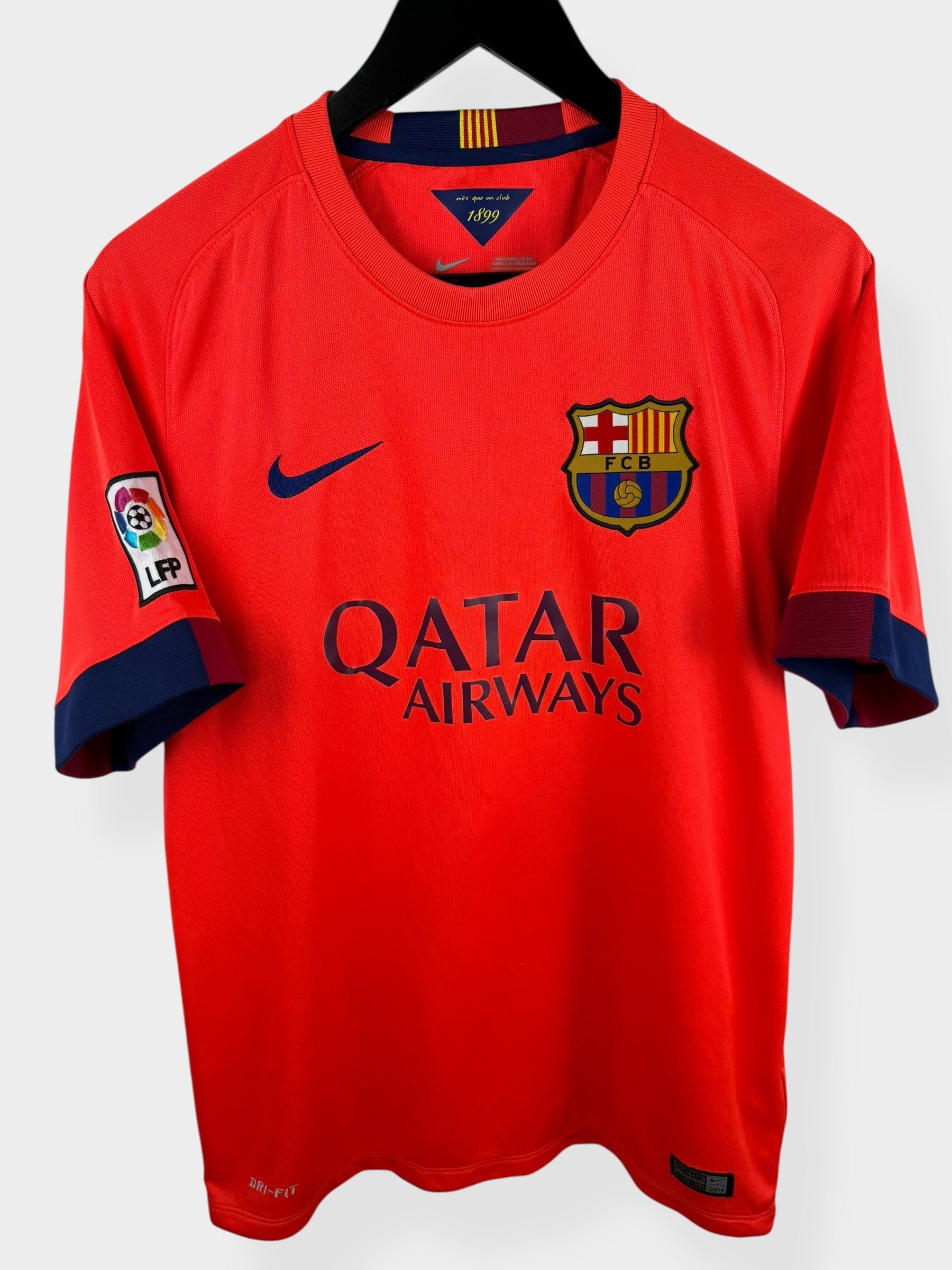 2014-15 BARCELONA AWAY SHIRT MESSI #10 M - Authentic Football Club