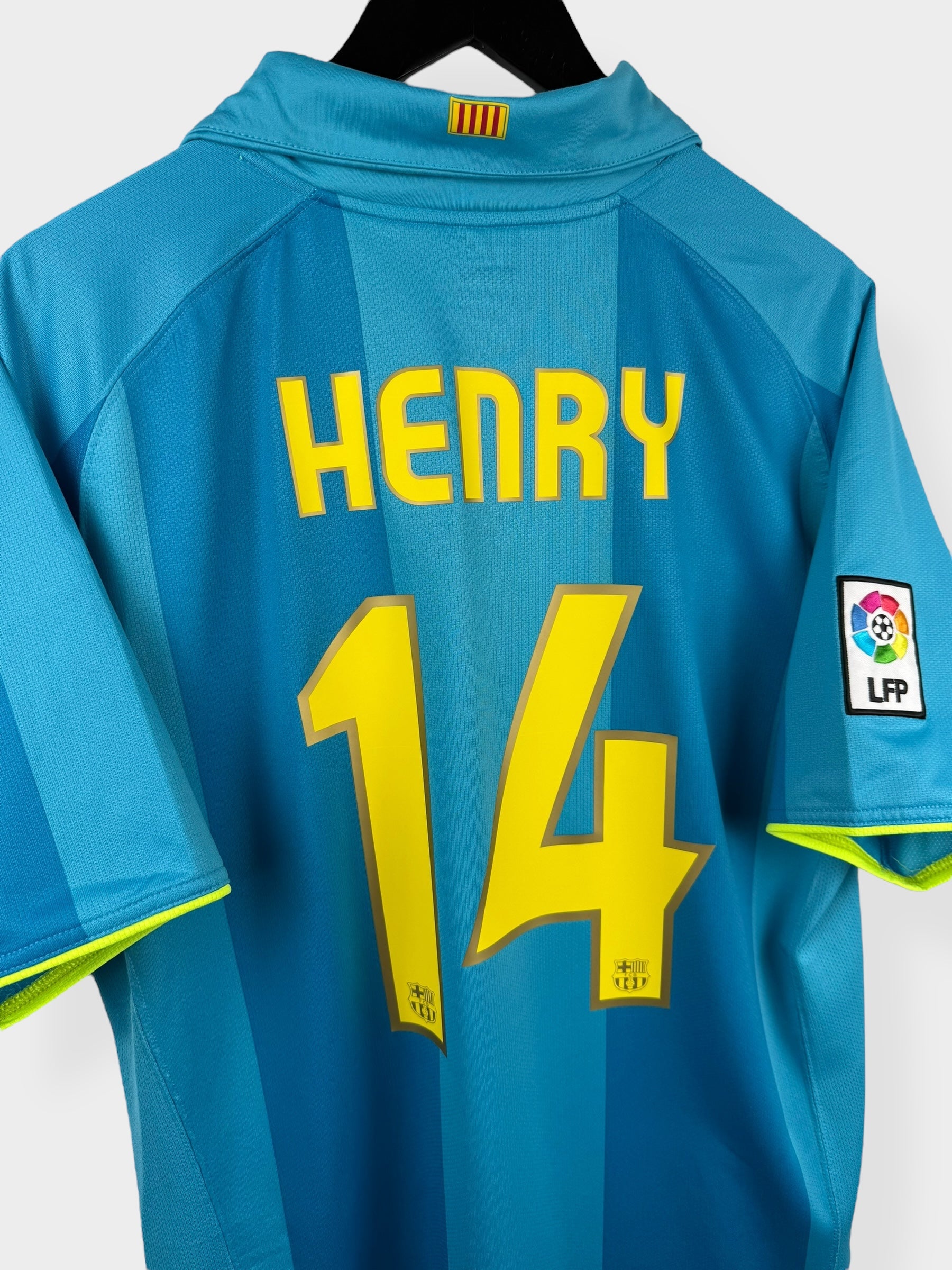 2007-08 BARCELONA UITSHIRT HENRY #14 L