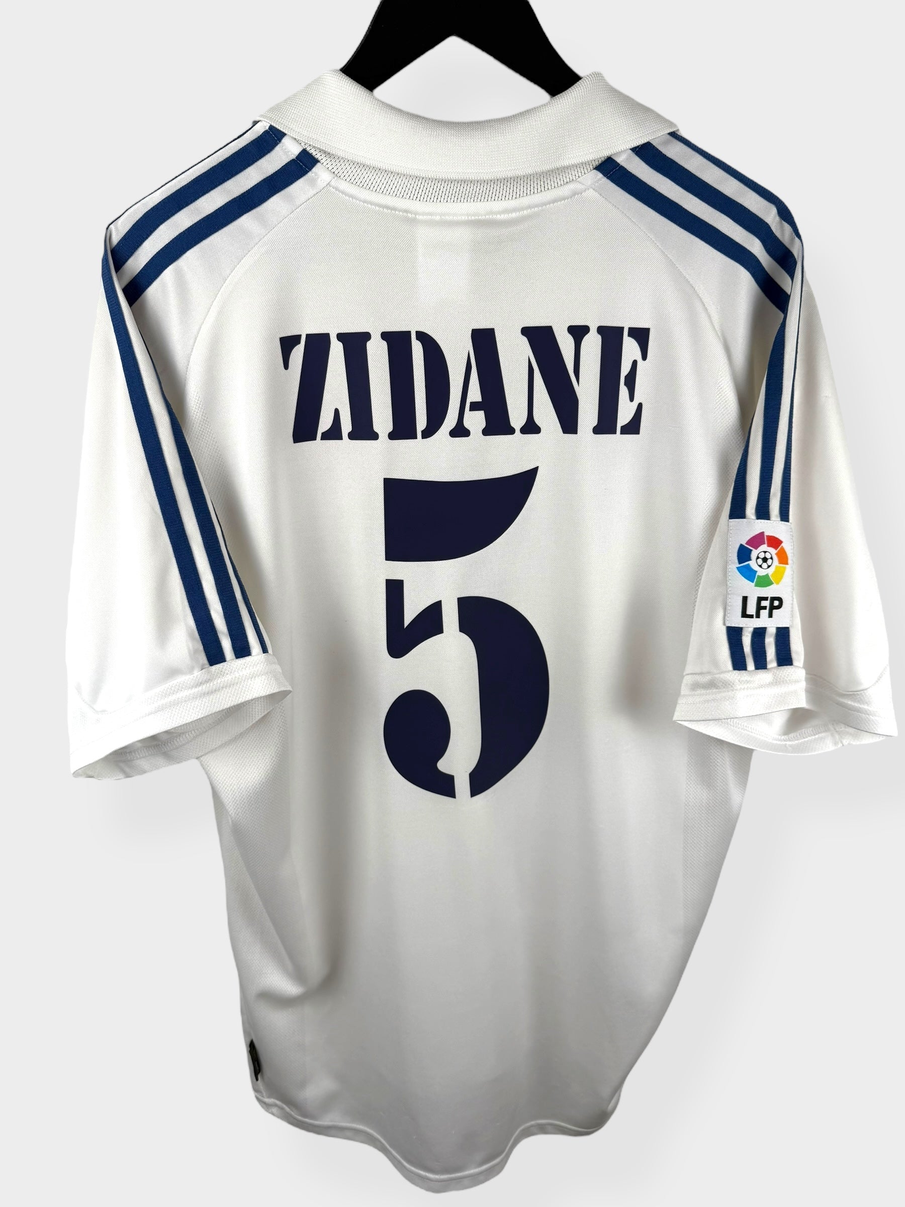 2001-02 REAL MADRID HOME SHIRT ZIDANE #5 L - Authentic Football Club