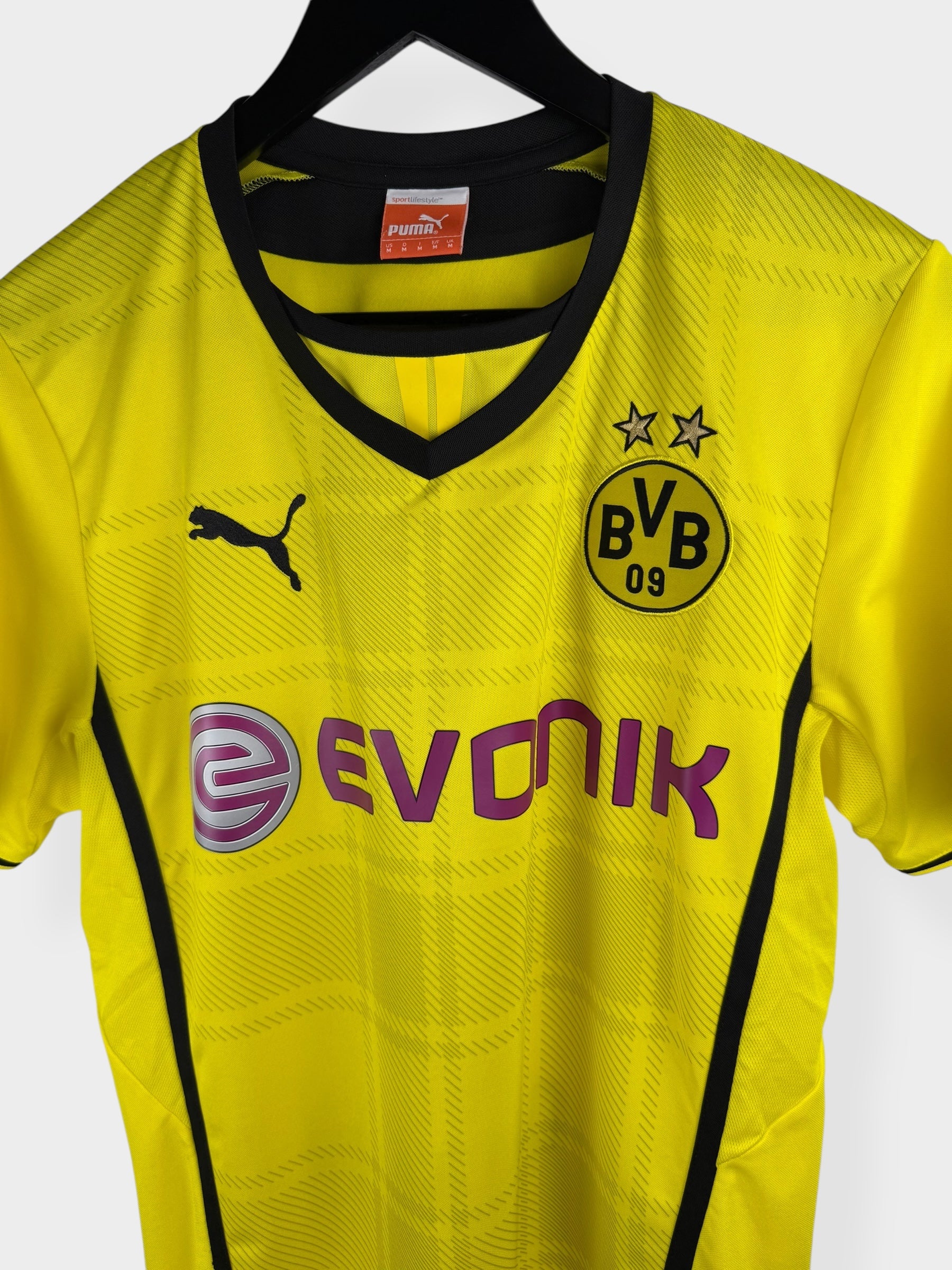 2013-14 BORUSSIA DORTMUND HOME SHIRT LEWANDOWSKI #9 M