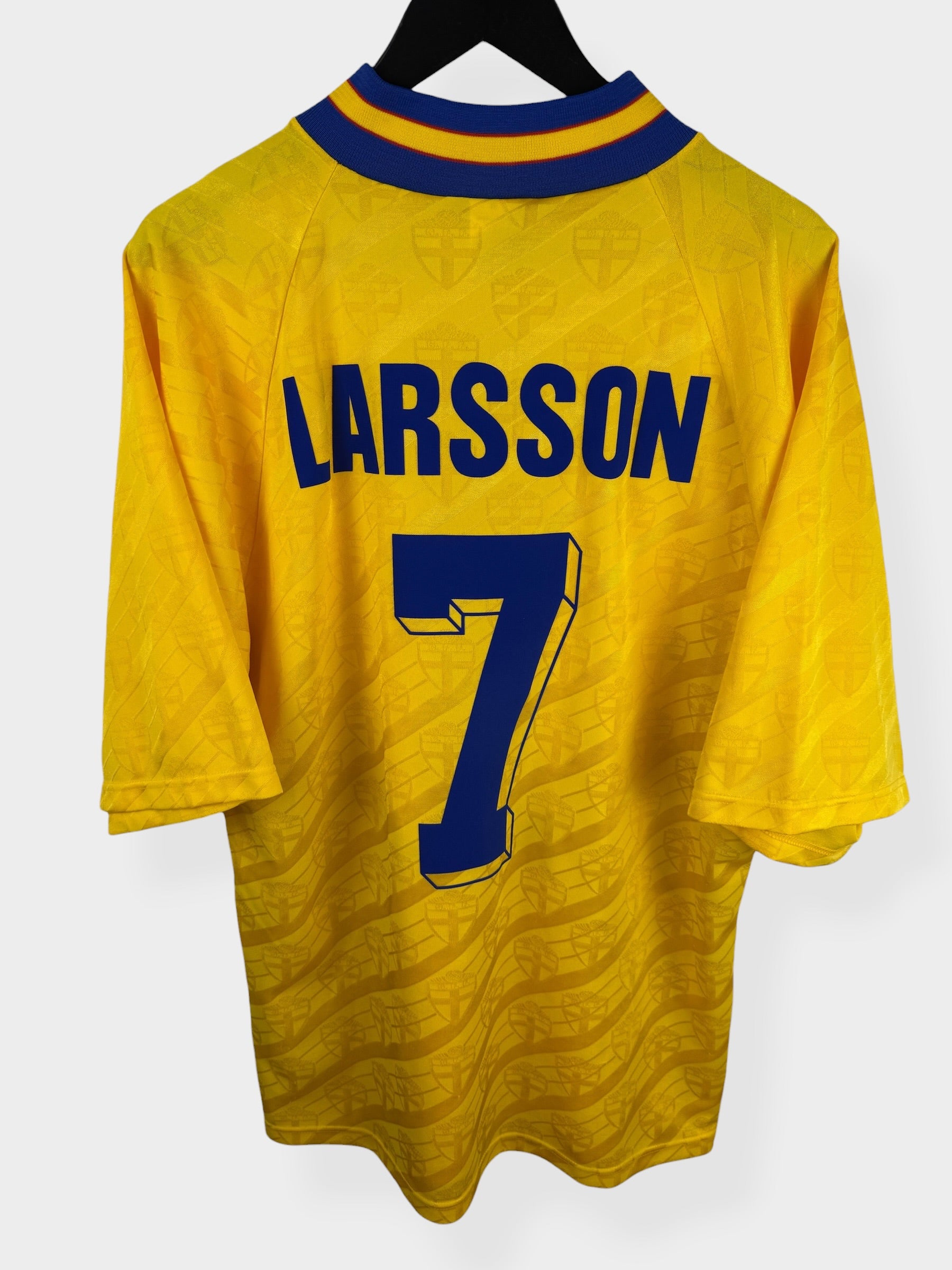 1994–96 SCHWEDEN HEIMTRIKOT LARSSON #7 XL