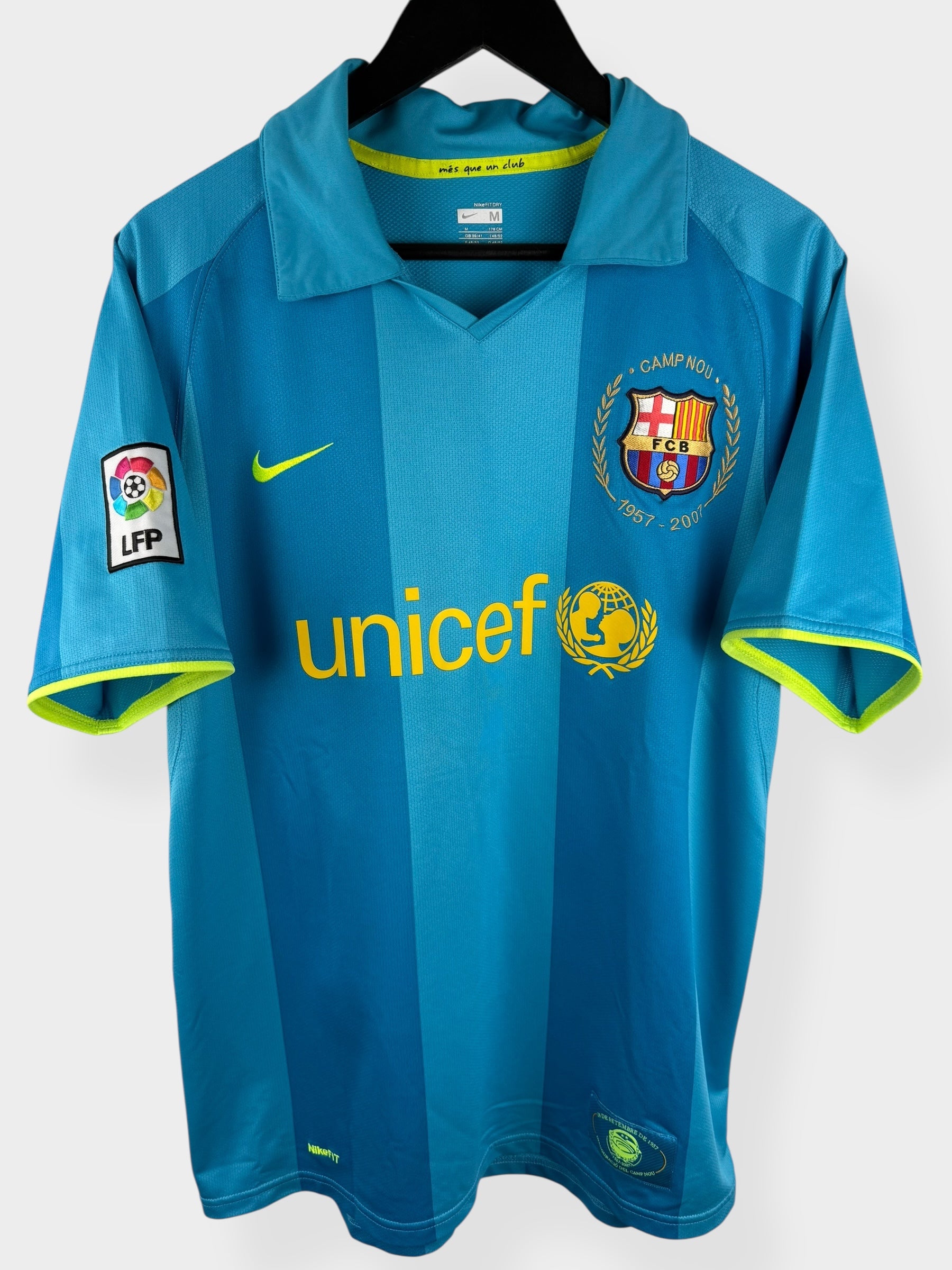 2007-08 BARCELONA AWAY SHIRT M