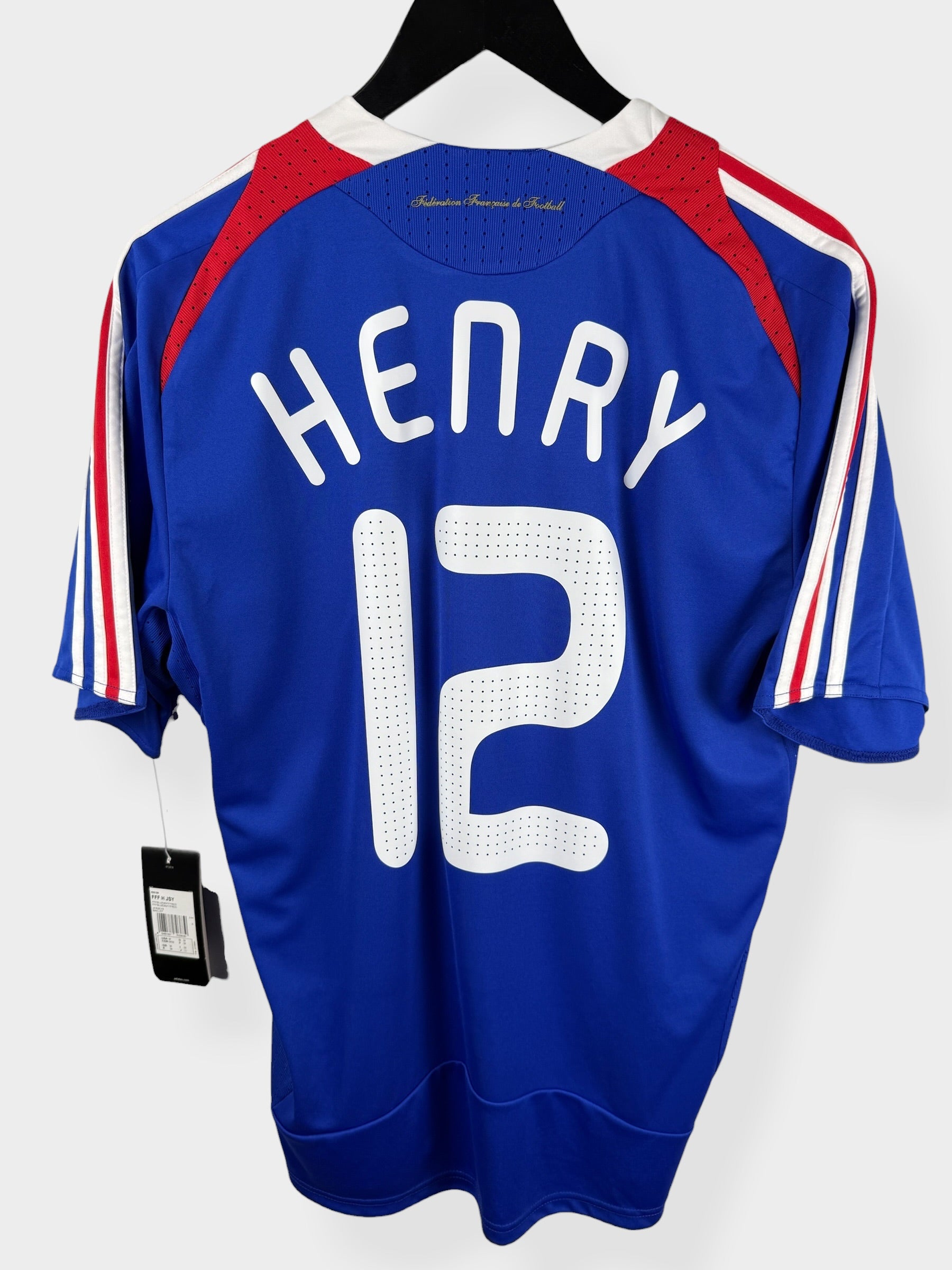 MAILLOT DOMICILE FRANCE 2007-08 HENRY #12 M