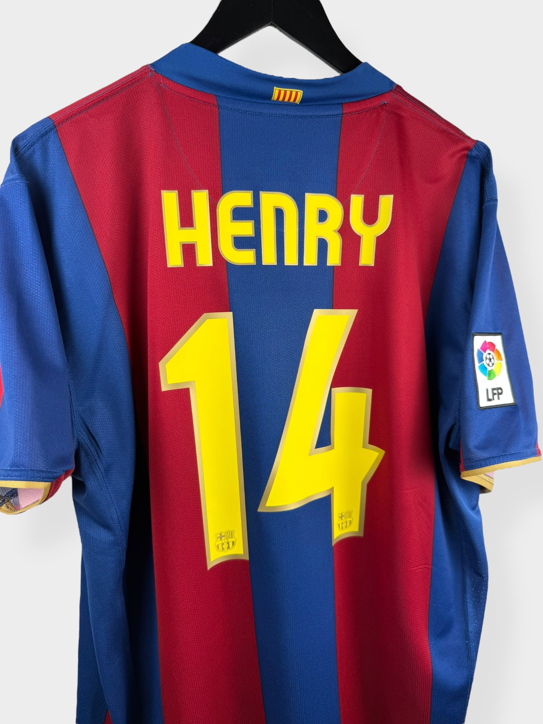 2007-08 BARCELONA THUISSHIRT HENRY #14 XL