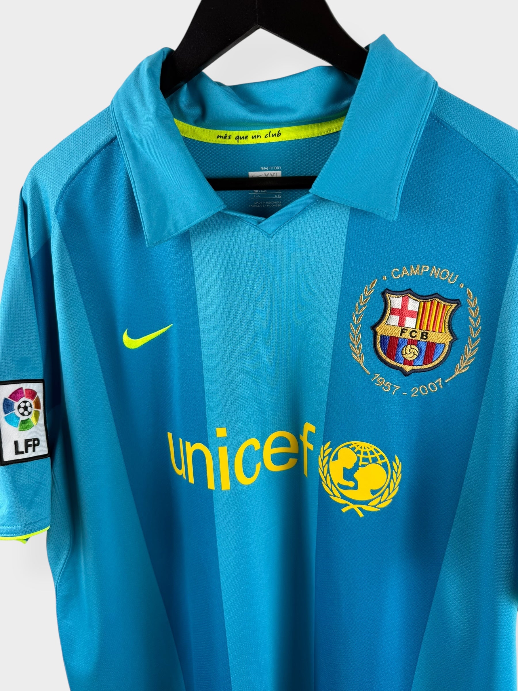 2007-08 BARCELONA AWAY SHIRT RONALDINHO #10 XXL