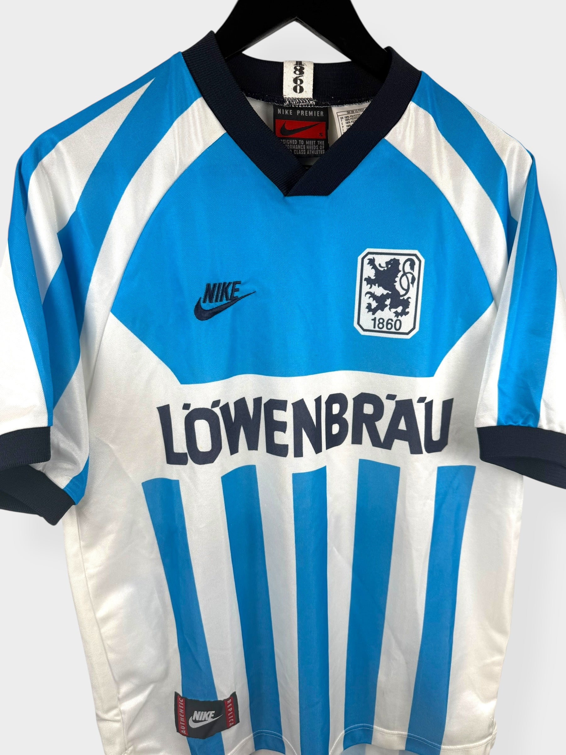 1995-96 1860 MUNICH HOME SHIRT S - Authentic Football Club