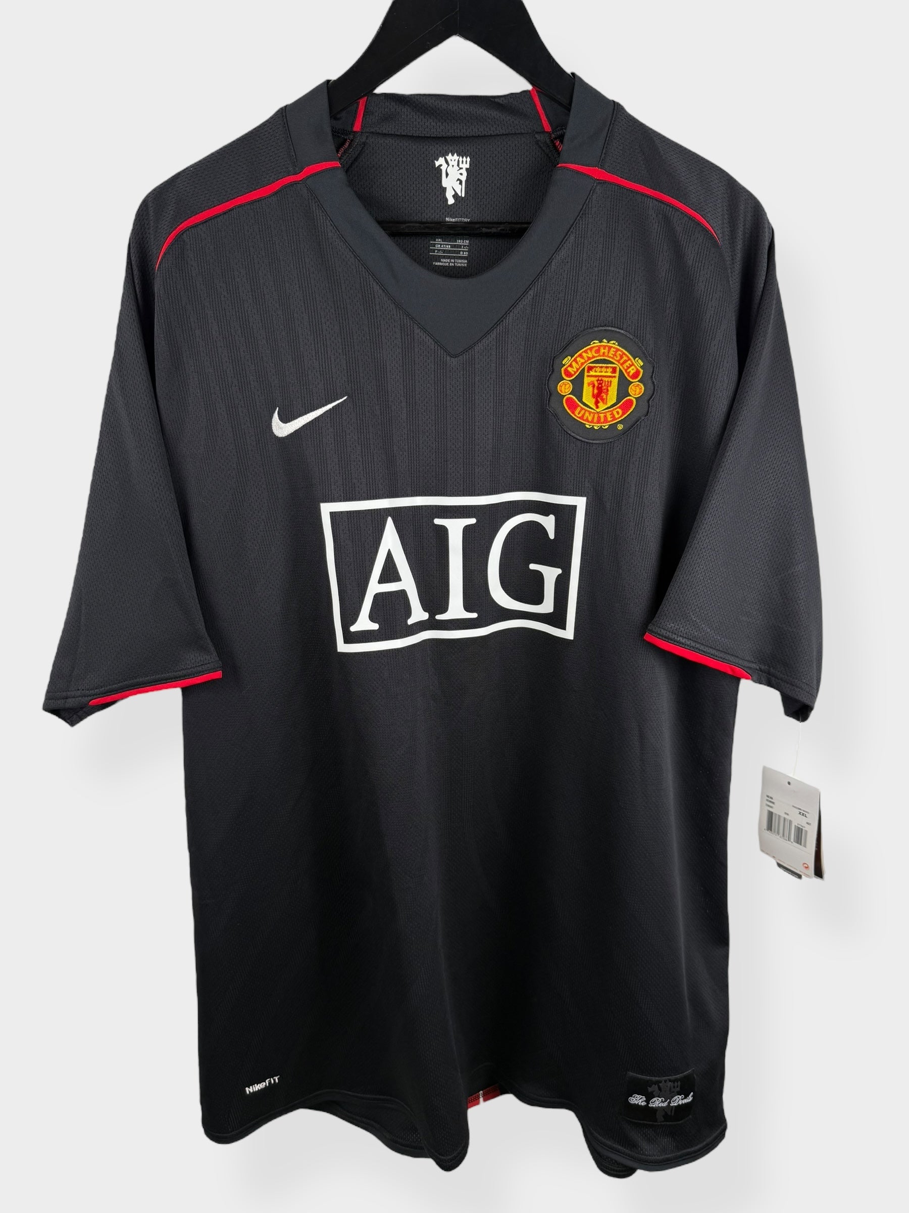 2007-08 MANCHESTER UNITED AWAY SHIRT RONALDO #7 XXL - Authentic Football Club