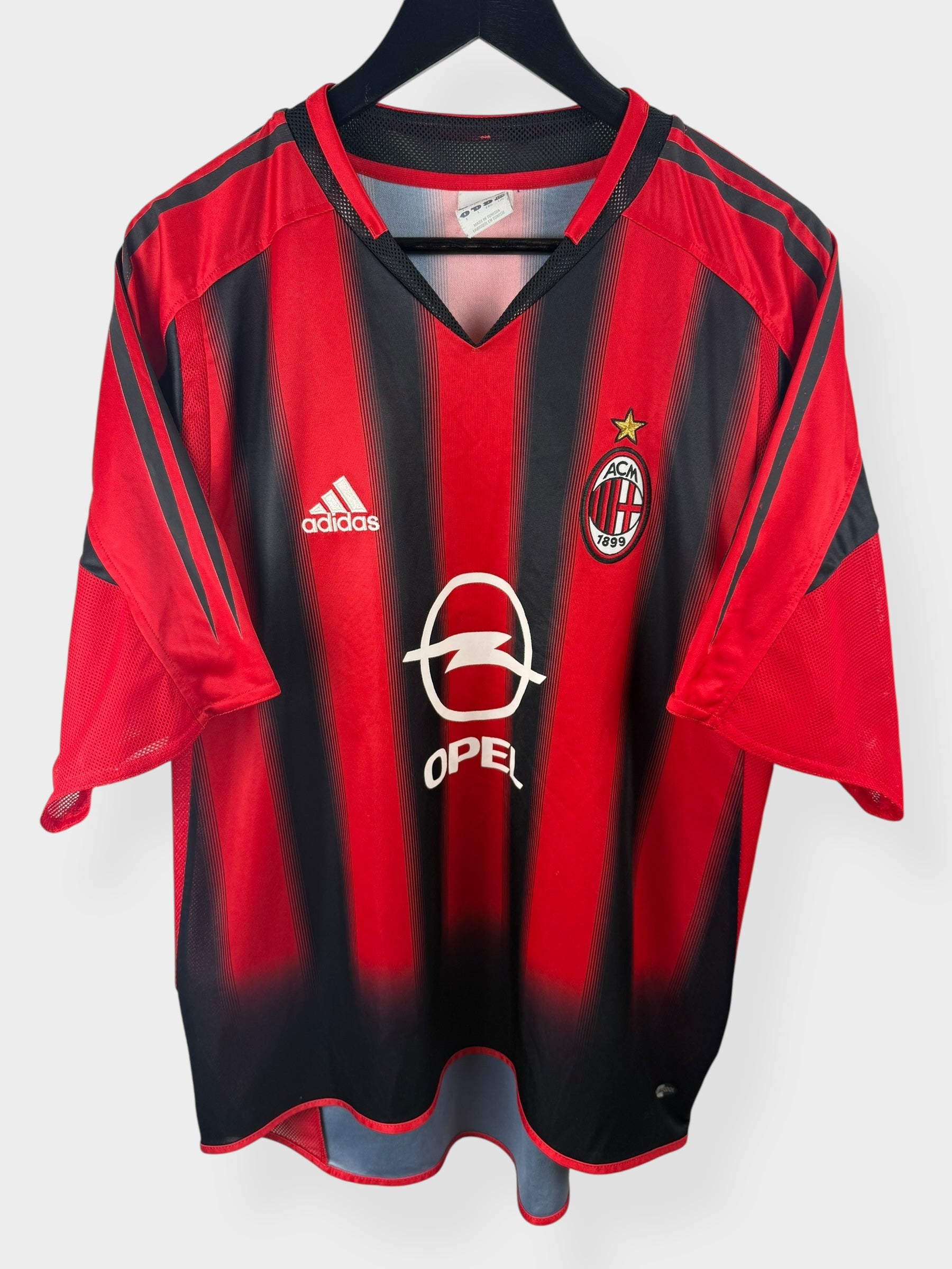 2004-05 AC MILAN HOME SHIRT KAKA #22 L - Authentic Football Club