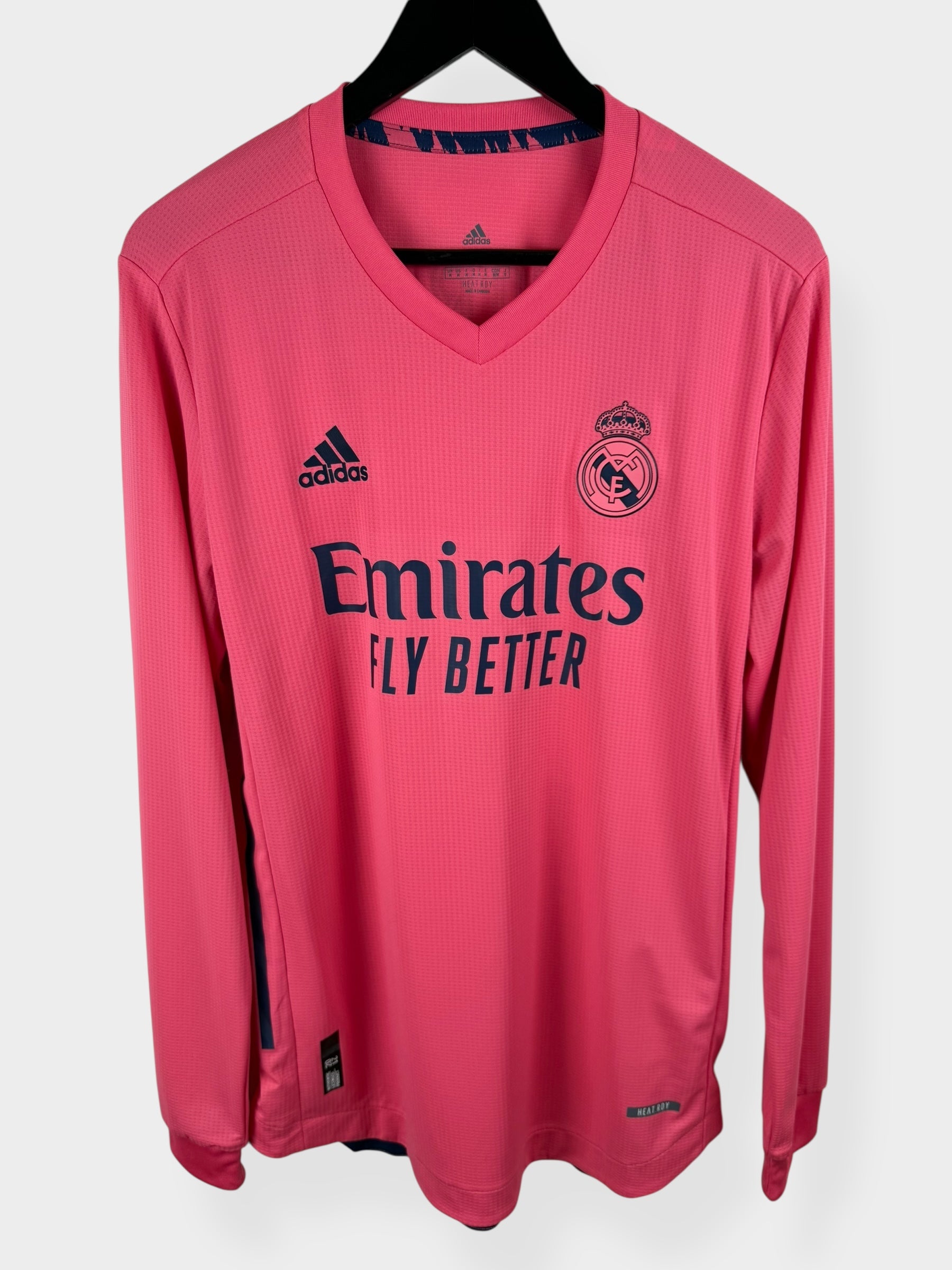 MAILLOT EXTÉRIEUR REAL MADRID 2020-21 MANCHES LONGUES ÉDITION JOUEUR SERGIO RAMOS #4 M