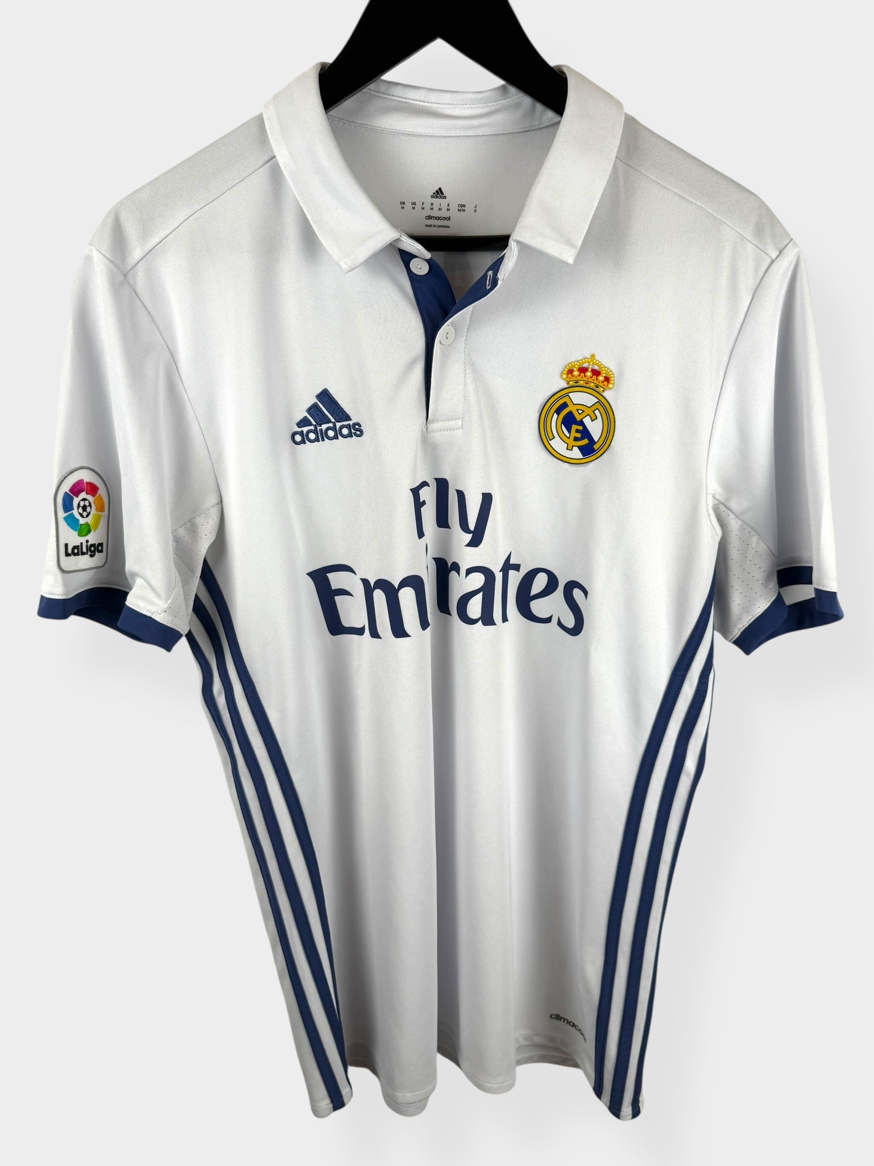 2016-17 REAL MADRID HOME SHIRT BALE #11 M - Authentic Football Club