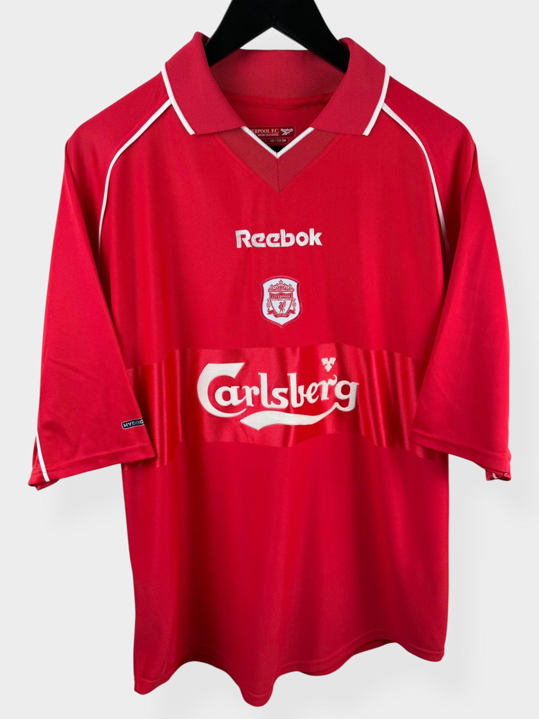 2000-02 LIVERPOOL HOME SHIRT LITMANEN #37 L