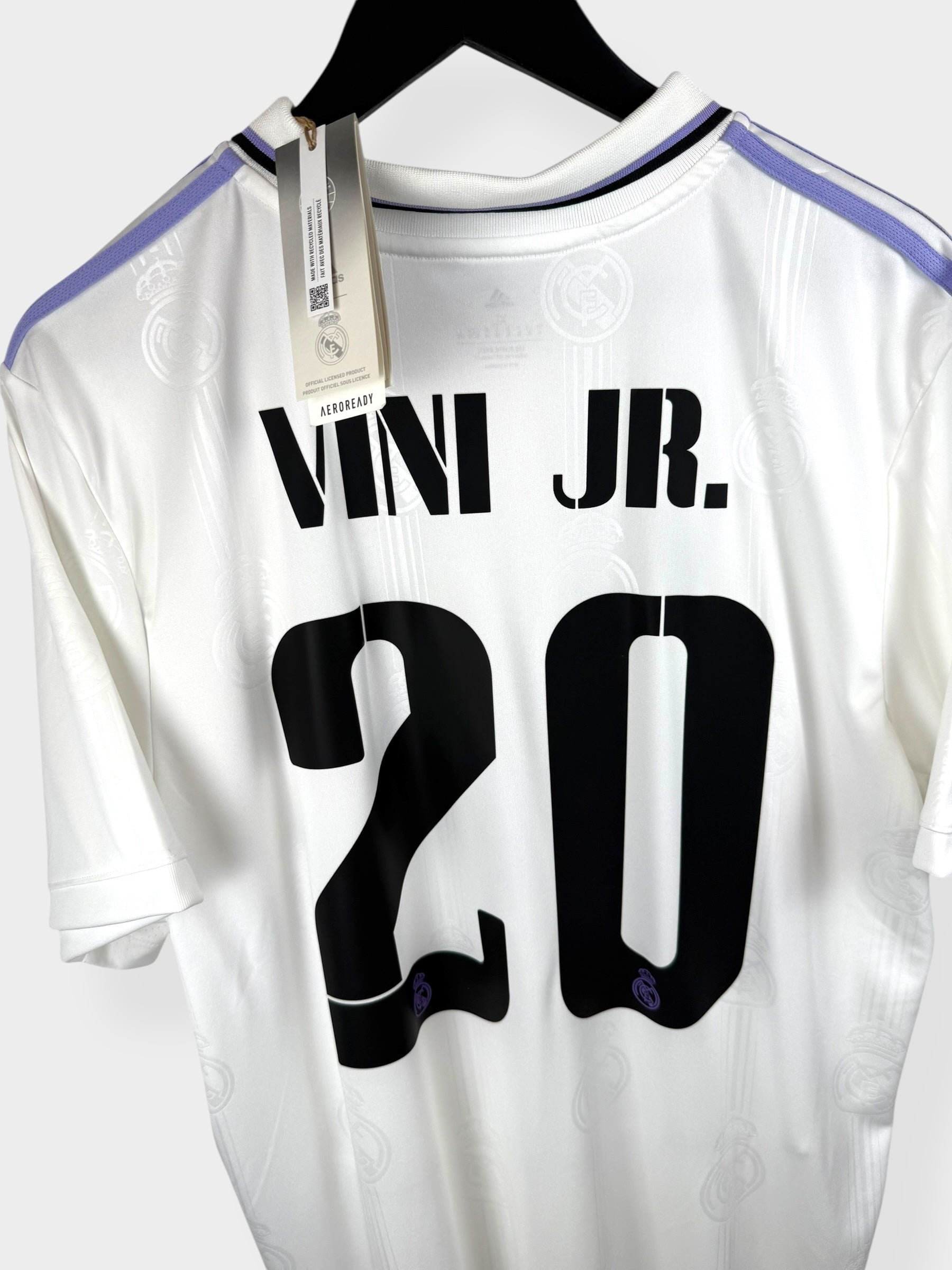 2022-23 REAL MADRID HOME SHIRT VINI JR. #20 XL