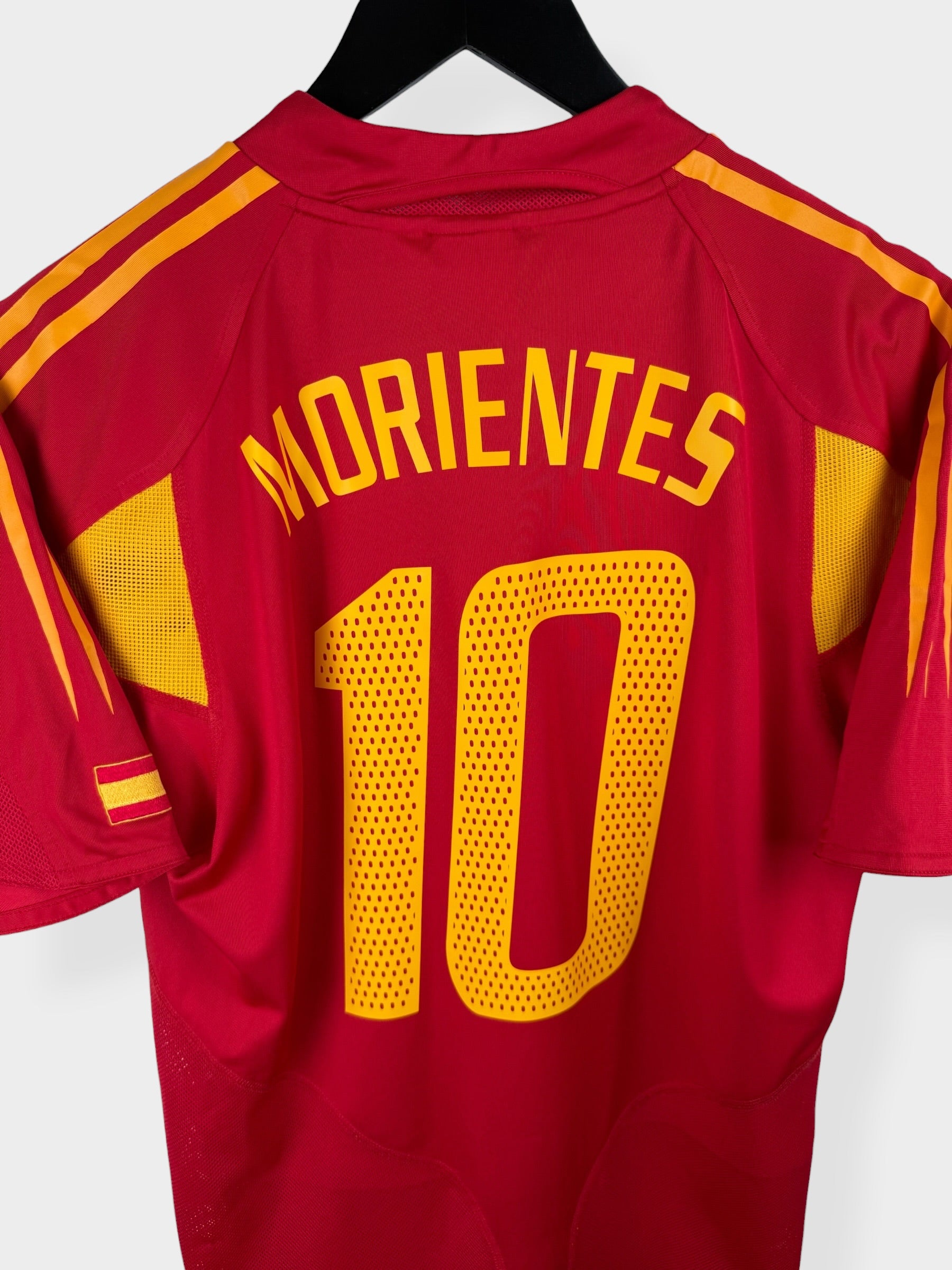 2004-06 SPAIN HOME SHIRT MORIENTES #10 S