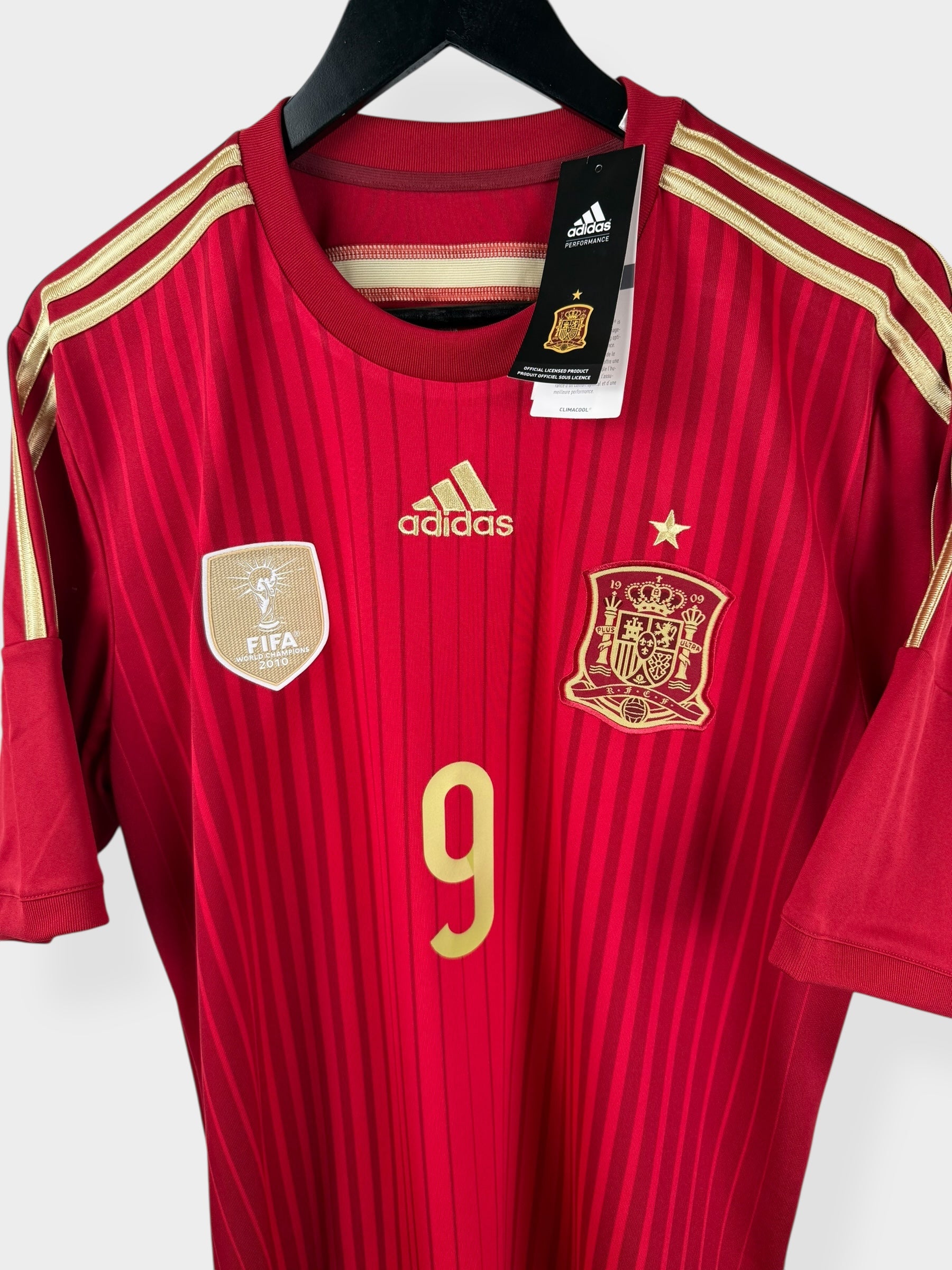 2014-15 SPAIN HOME SHIRT TORRES #9 L - Authentic Football Club
