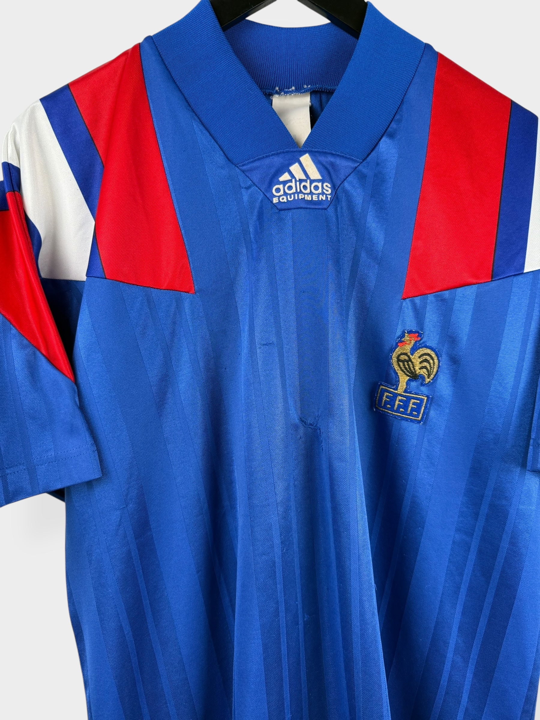 1992-93 FRANCE HOME SHIRT XL - Authentic Football Club