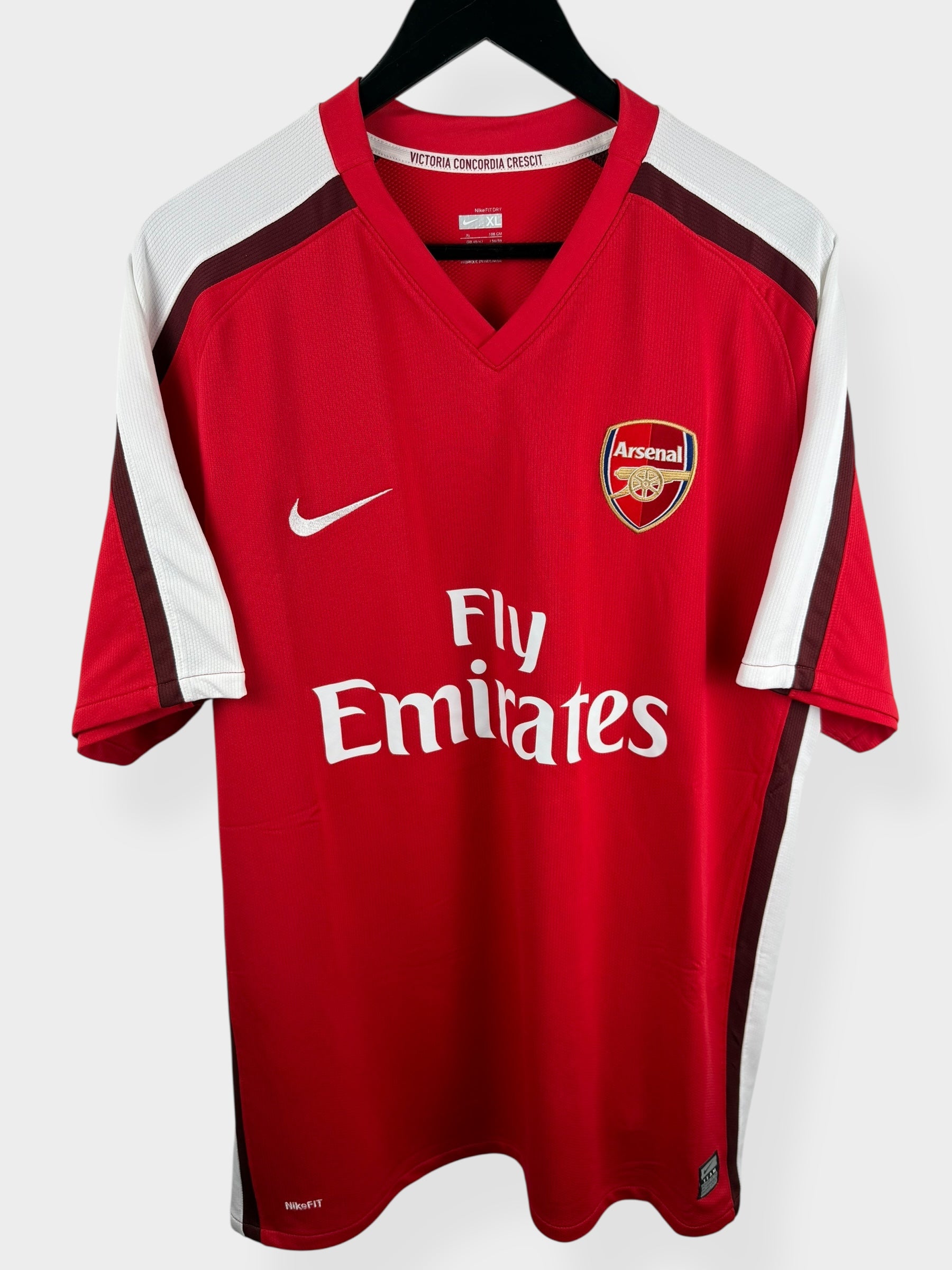 2008-10 ARSENAL HOME SHIRT ADEBAYOR #25 XL - Authentic Football Club