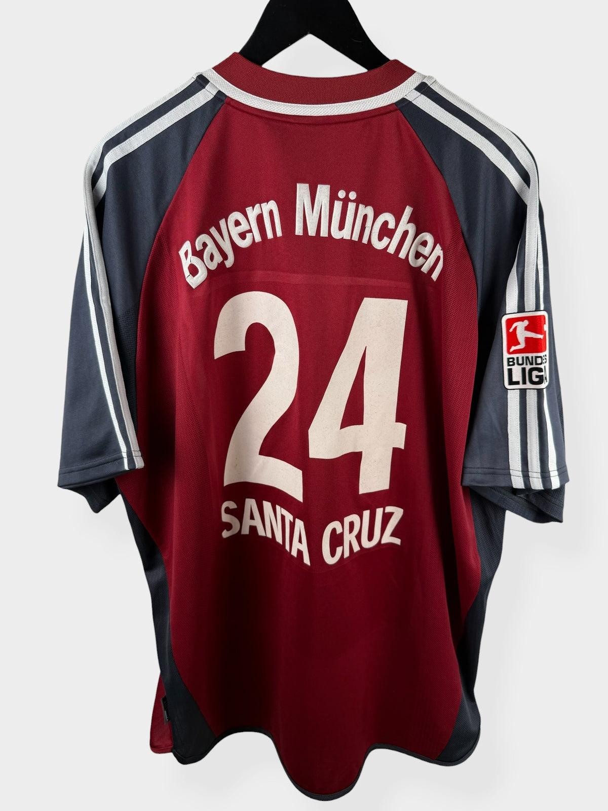 2001-02 BAYERN MUNICH THUISSHIRT SANTA CRUZ #24 XXL