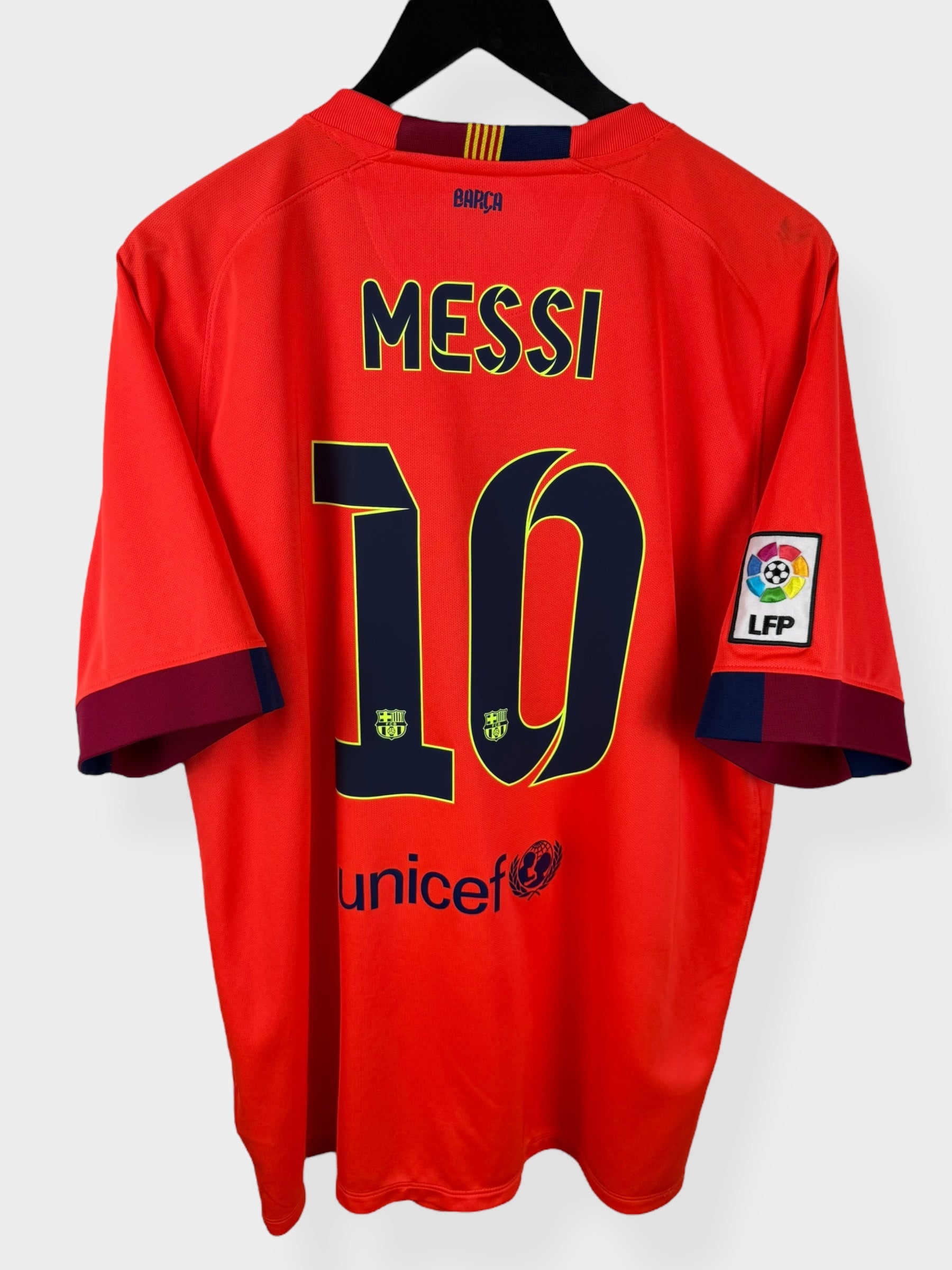 2014-15 BARCELONA AWAY SHIRT MESSI #10 XL