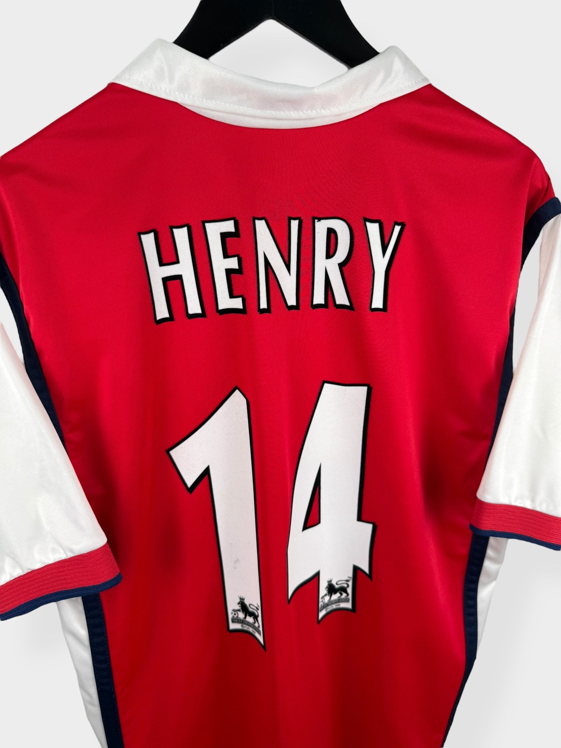 1999-00 ARSENAL AWAY SHIRT HENRY #14 M - Authentic Football Club