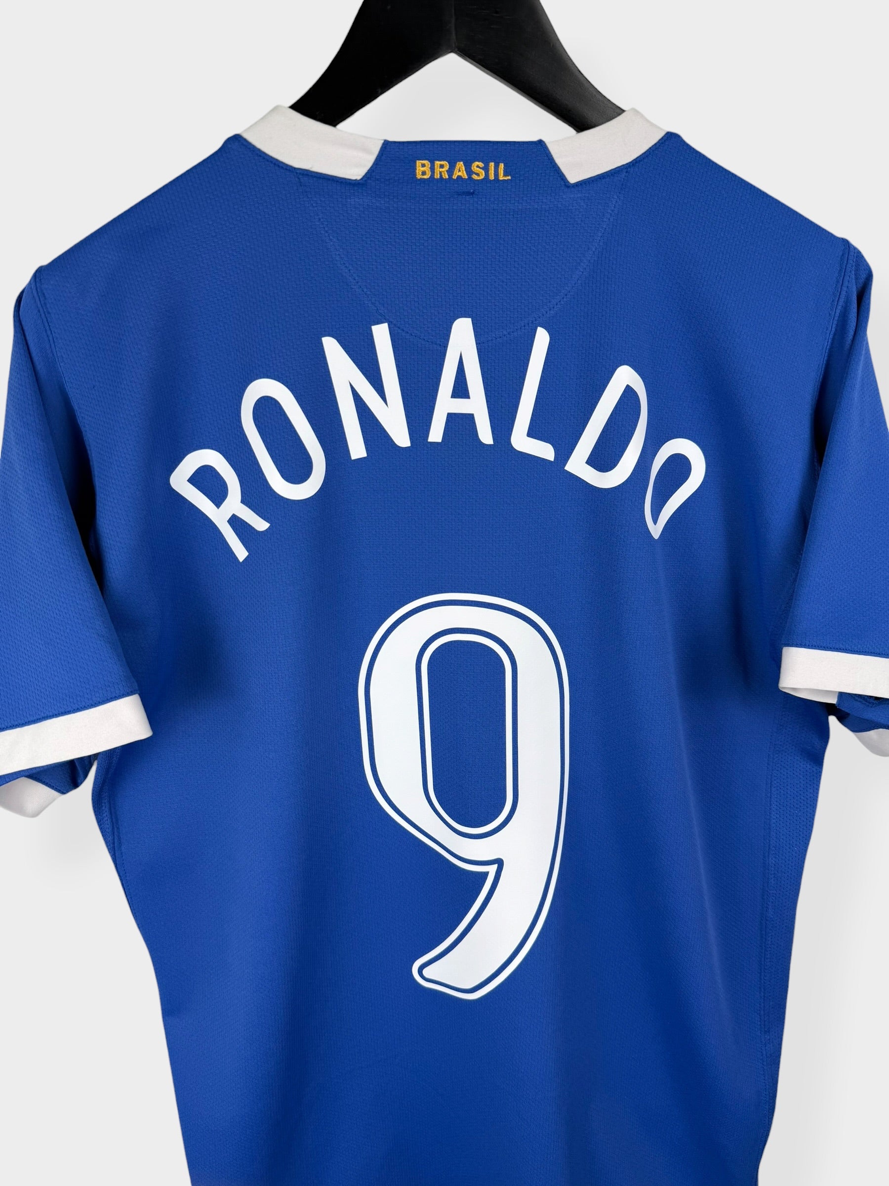 MAILLOT EXTÉRIEUR BRÉSIL 2006-08 RONALDO #9 M