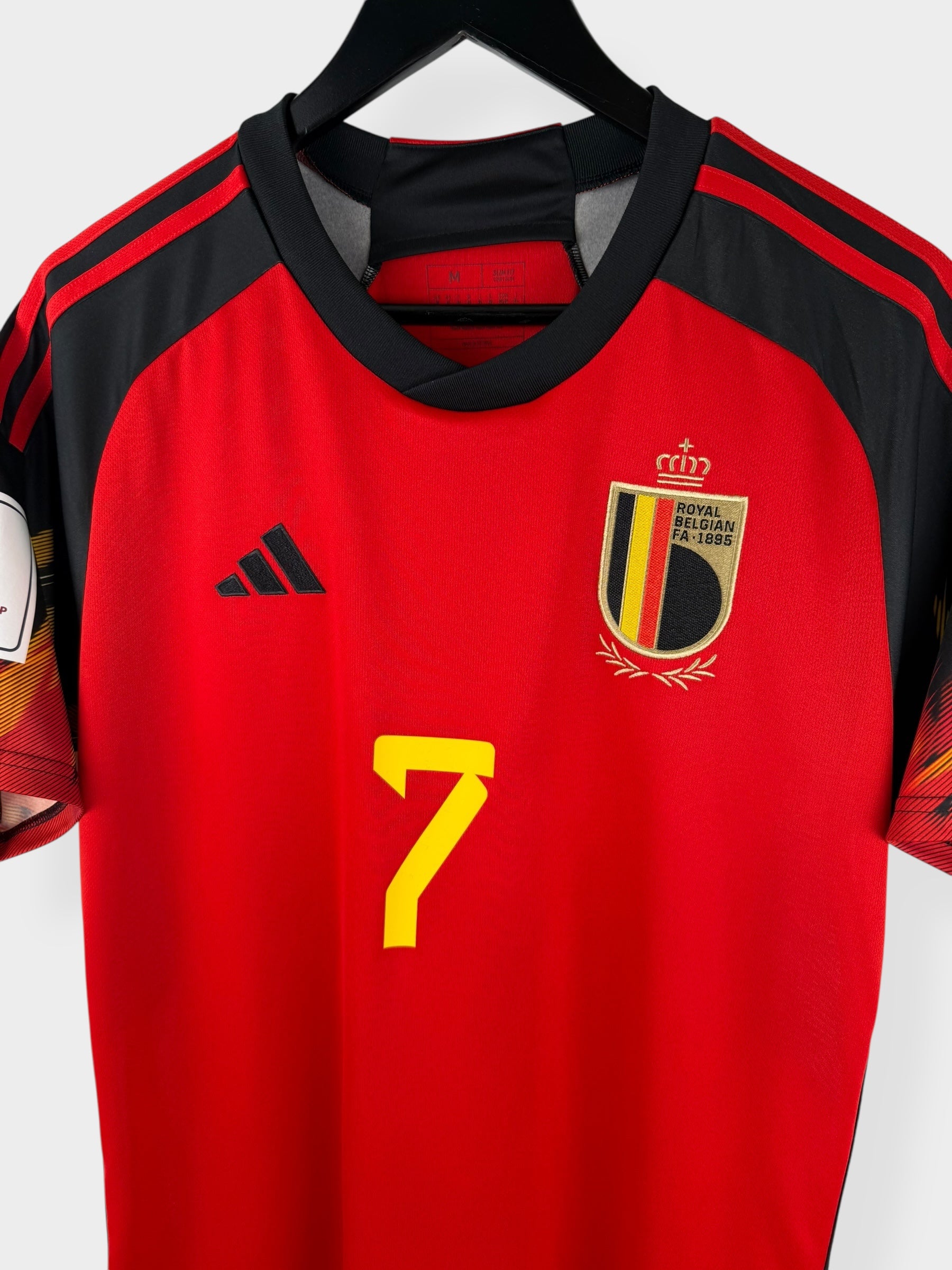 2022-23 BELGIUM HOME SHIRT DE BRUYNE #7 M