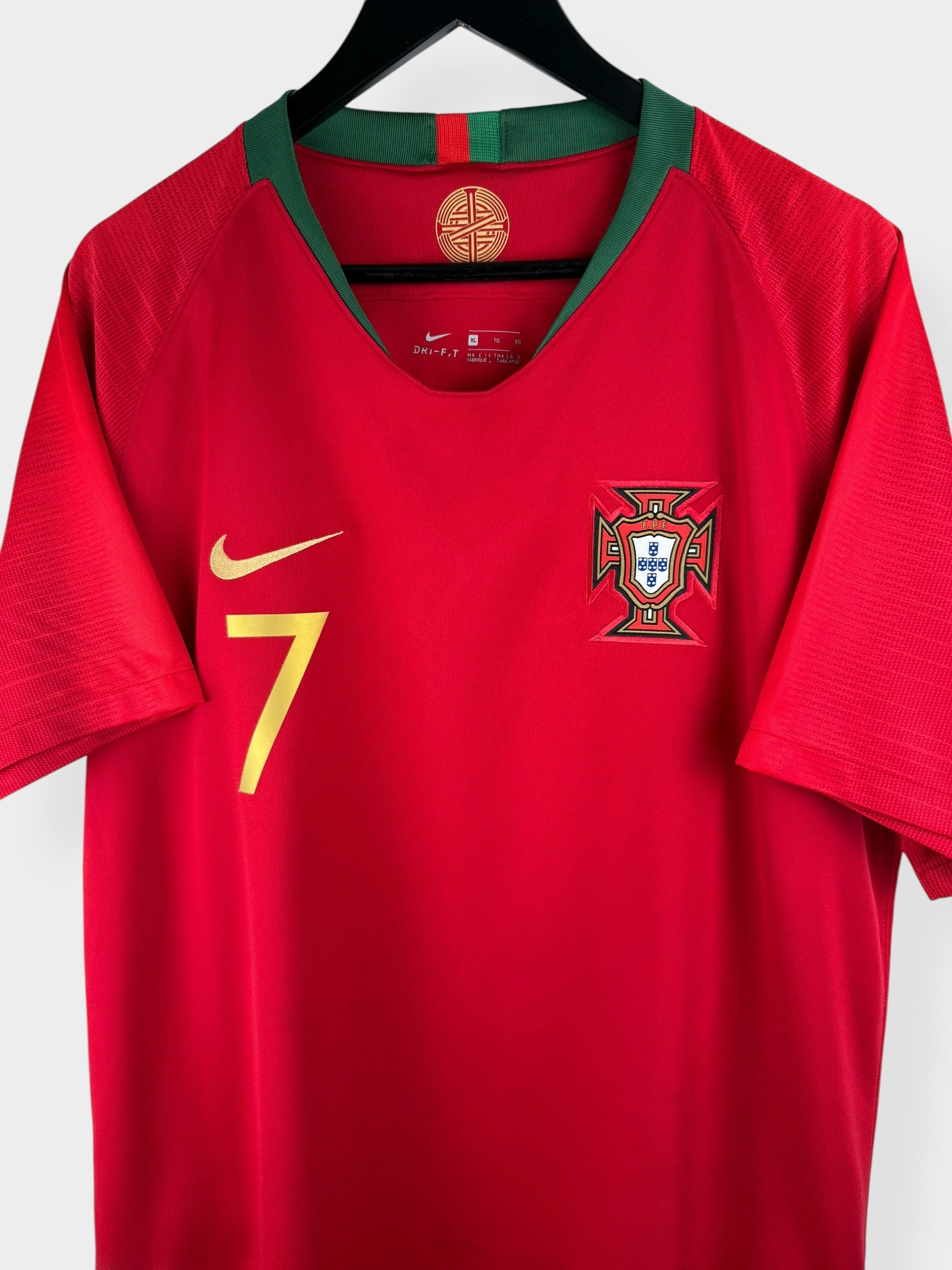 2018-19 PORTUGAL HOME SHIRT RONALDO #7 XL