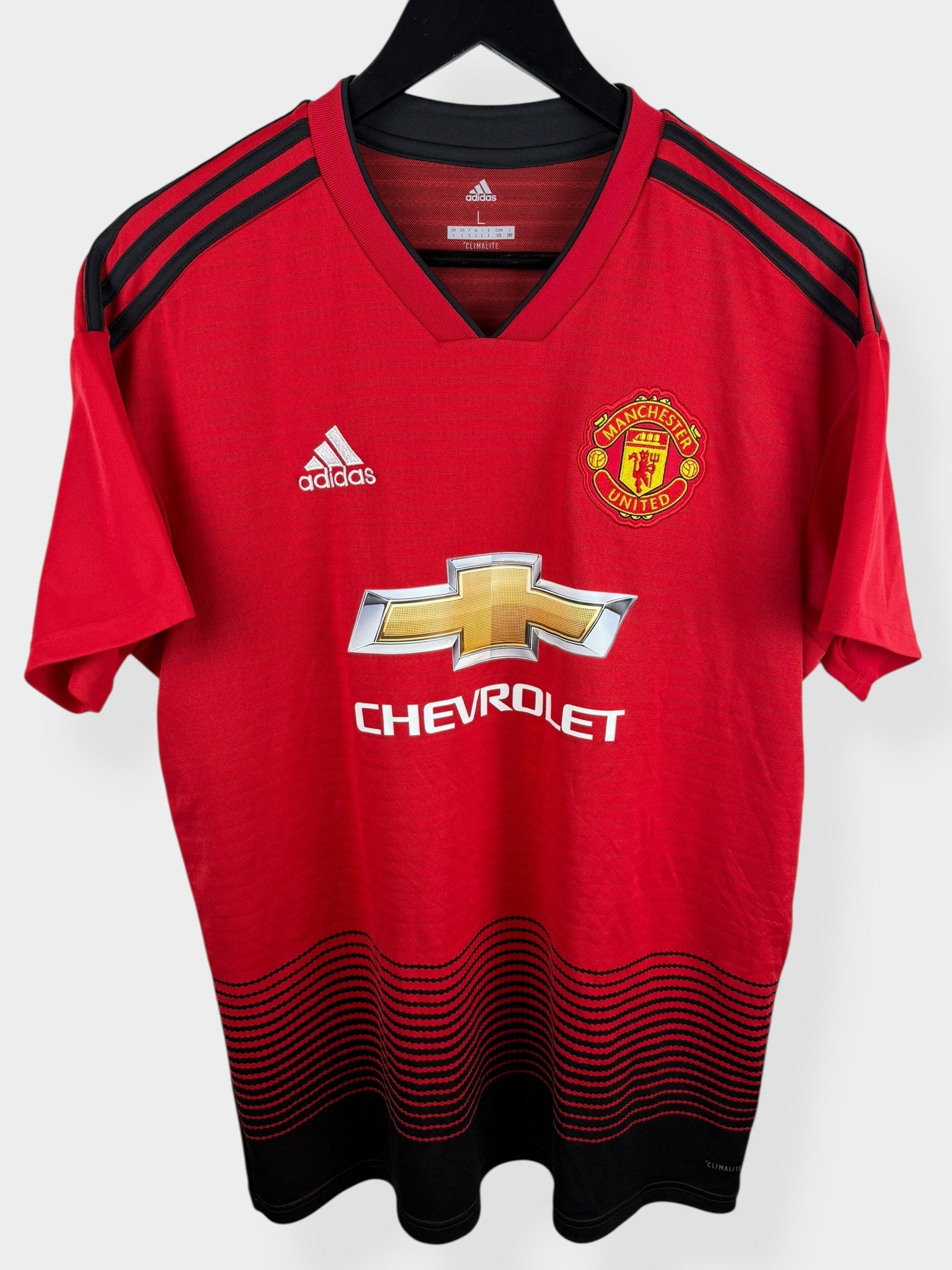 2018-19 MANCHESTER UNITED HOME SHIRT POGBA #6 L - Authentic Football Club