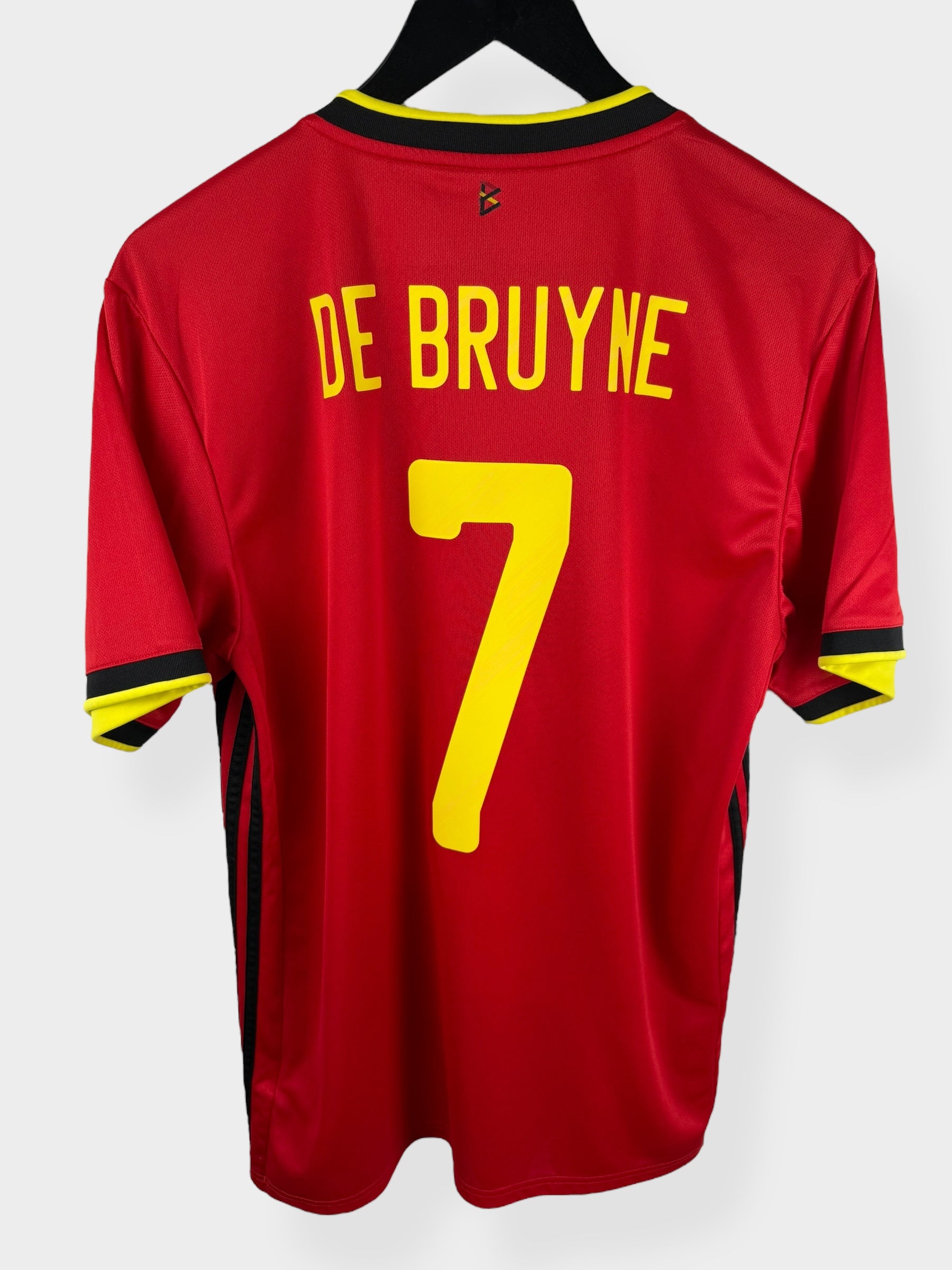 2020-21 BELGIUM HOME SHIRT DE BRUYNE #7 M - Authentic Football Club