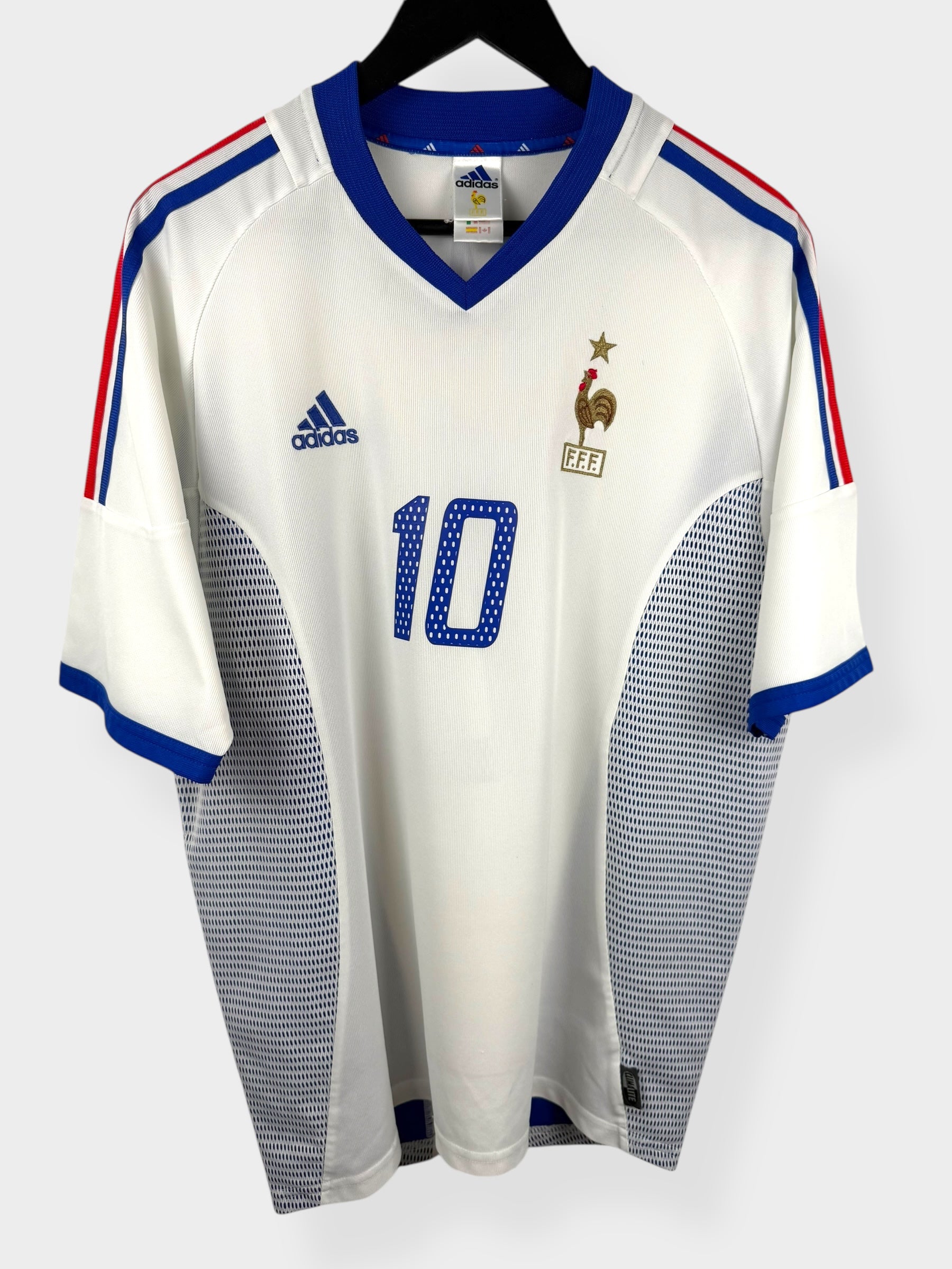 2002-04 FRANCE AWAY SHIRT ZIDANE #10 L