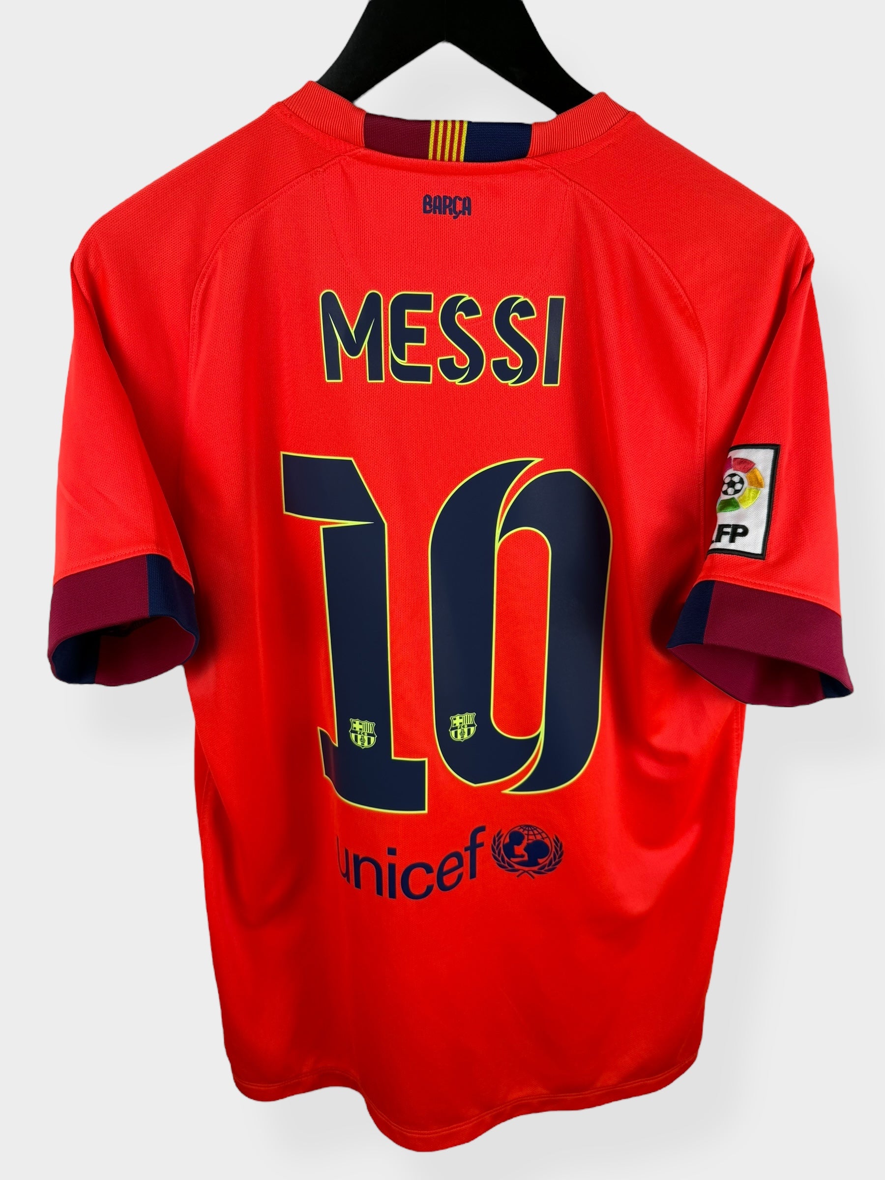 2014-15 BARCELONA AWAY SHIRT MESSI #10 M - Authentic Football Club