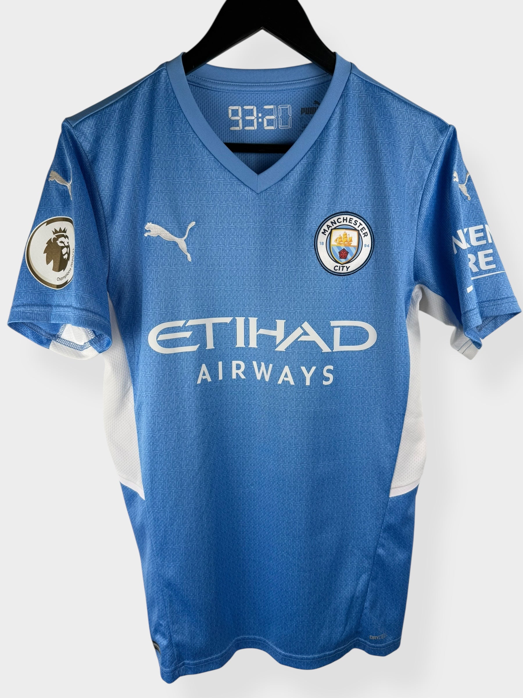 2021-22 MANCHESTER CITY HOME SHIRT DE BRUYNE #17 S