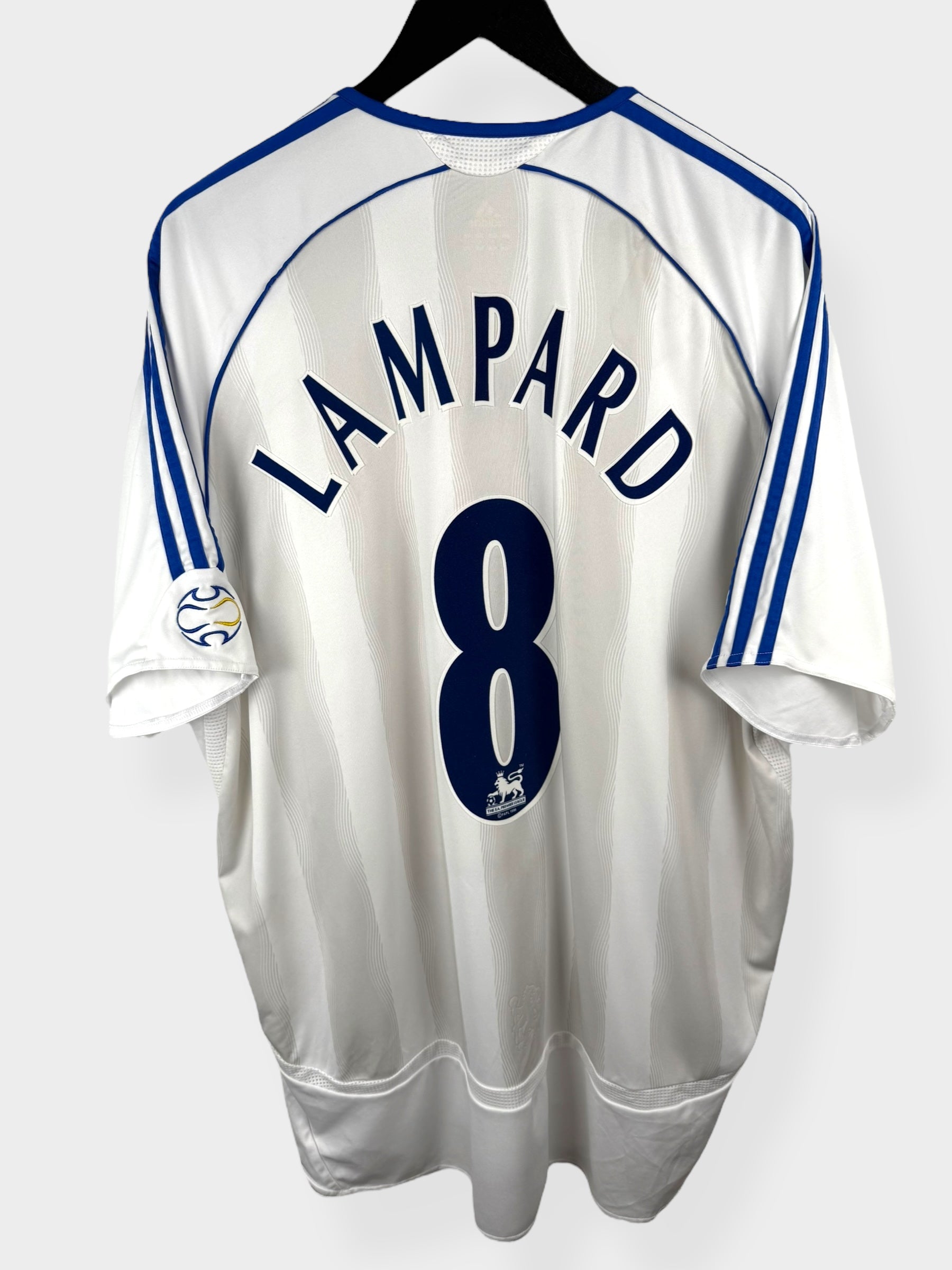 ウェア CHELSEA 2006-07 LAMPARD 8 UCL away Shirt 2006-07 CHELSEA AWAY SHIRT LAMPARD #8 XXL - 061200